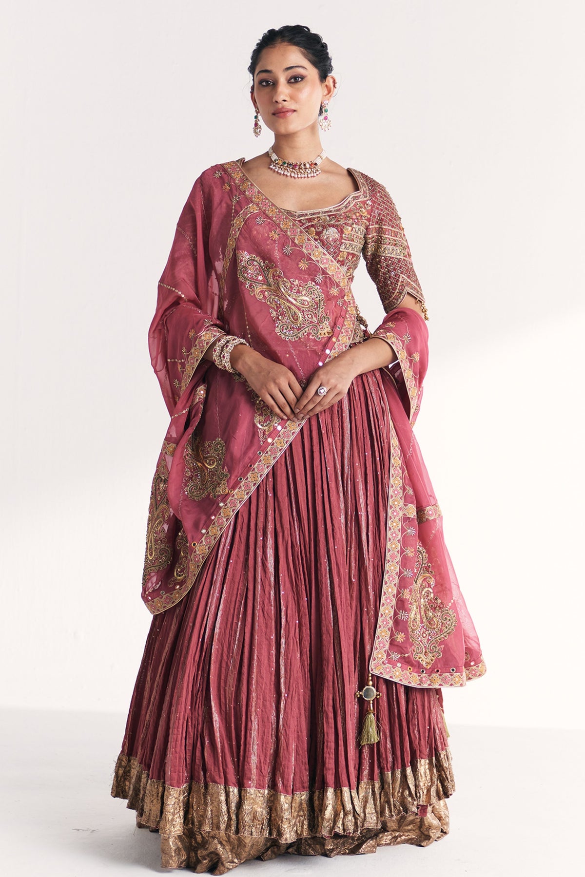 Fitoor Mauve Pink Lehenga Set