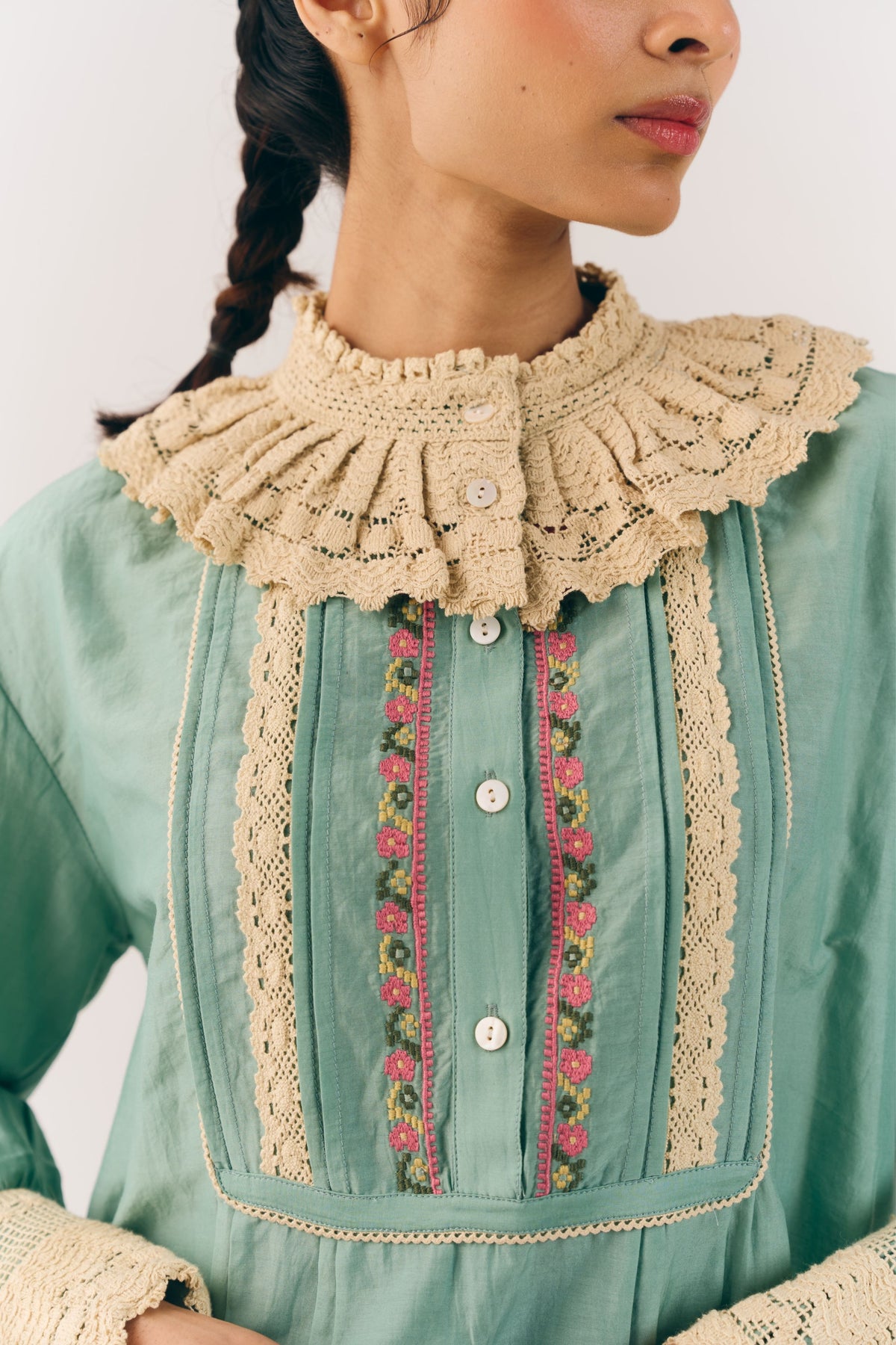 Audrey Aqua Top