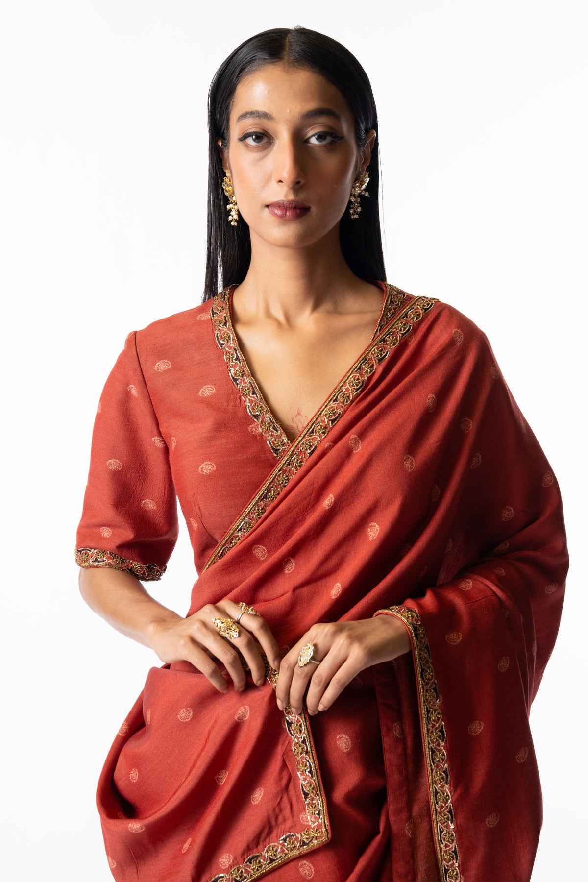 Mahveen Saree Set