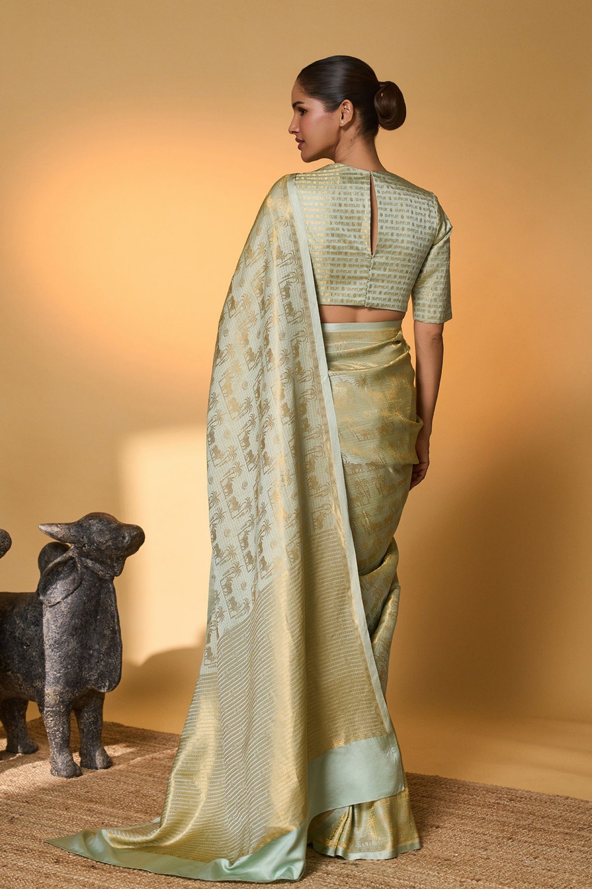 Kashni Chaand Chaukor Saree