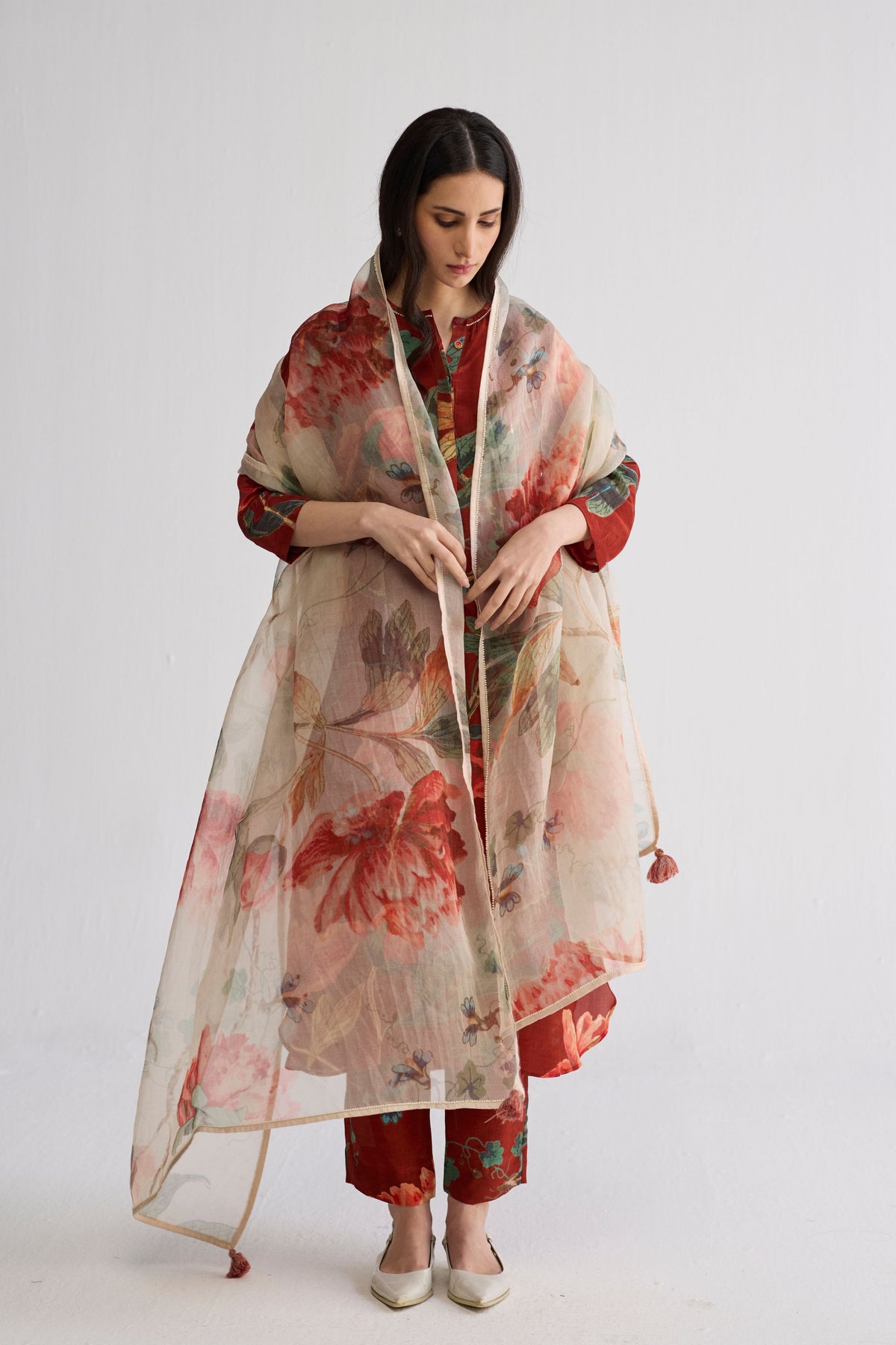 Vine Long Kurta Set