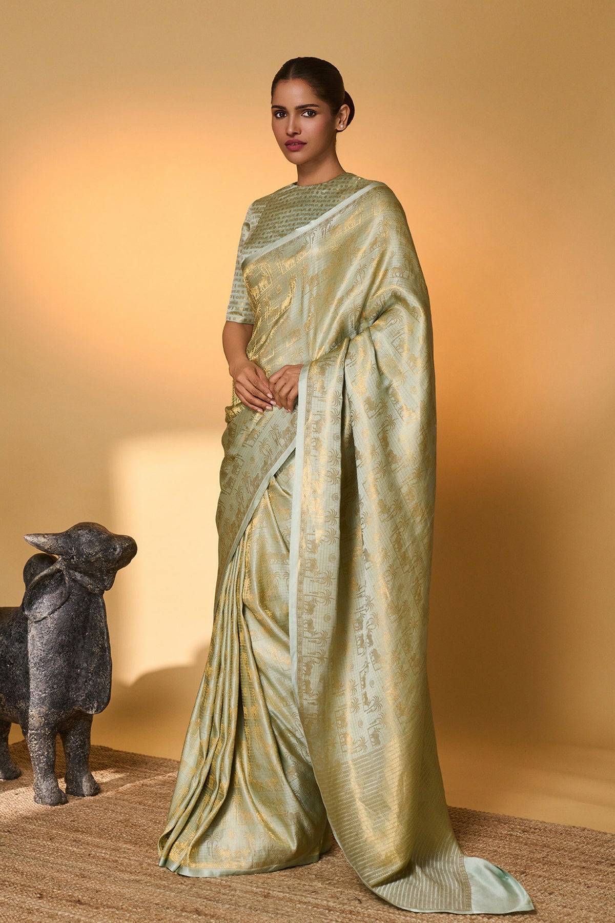 Kashni Chaand Chaukor Saree