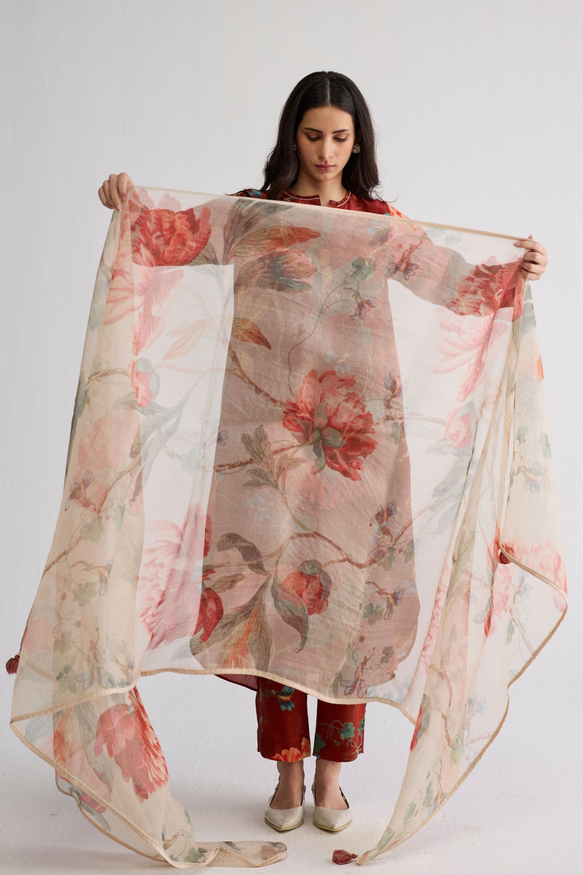 Vine Long Kurta Set