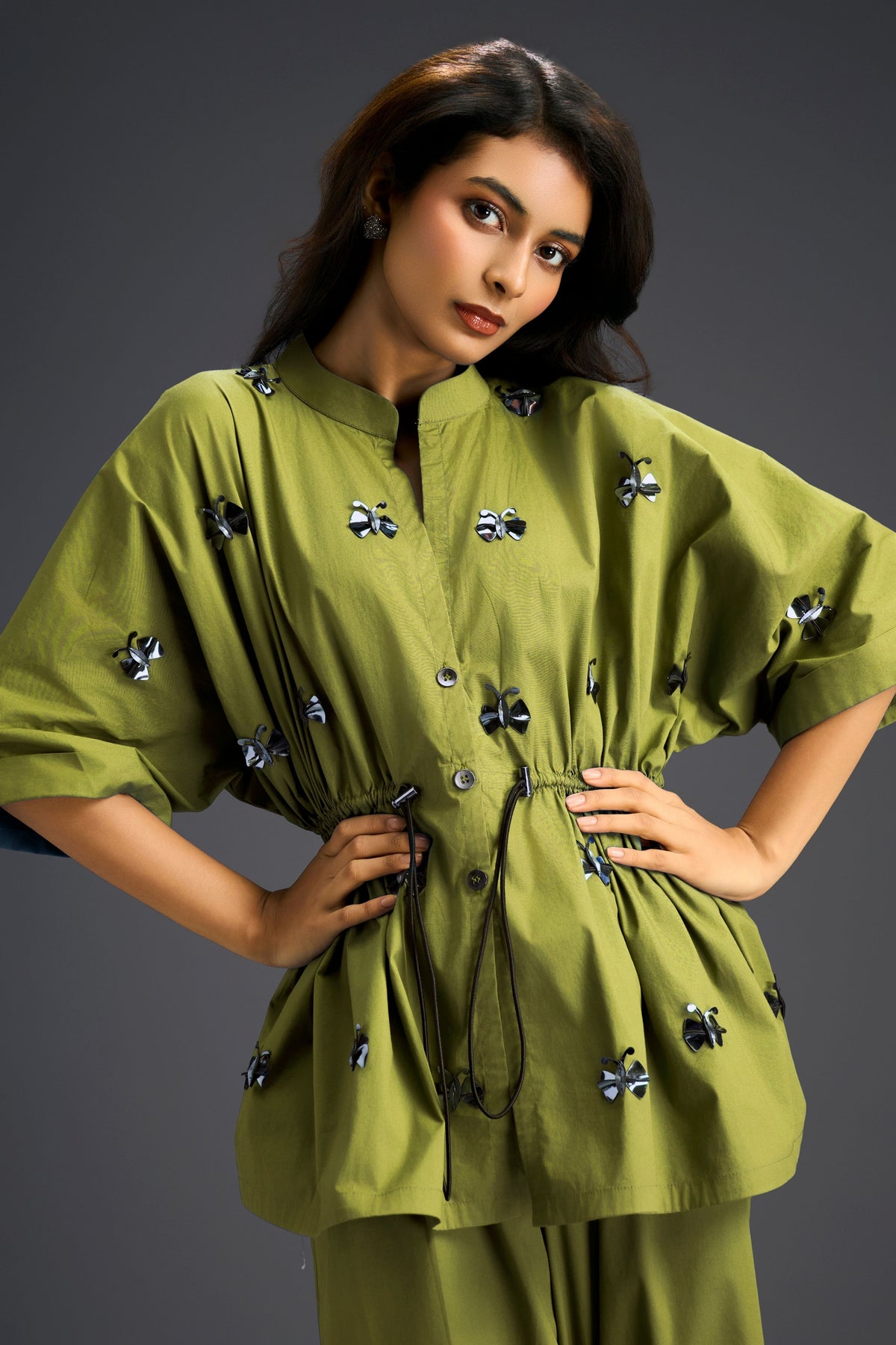 Green Cotton Co-ord Set