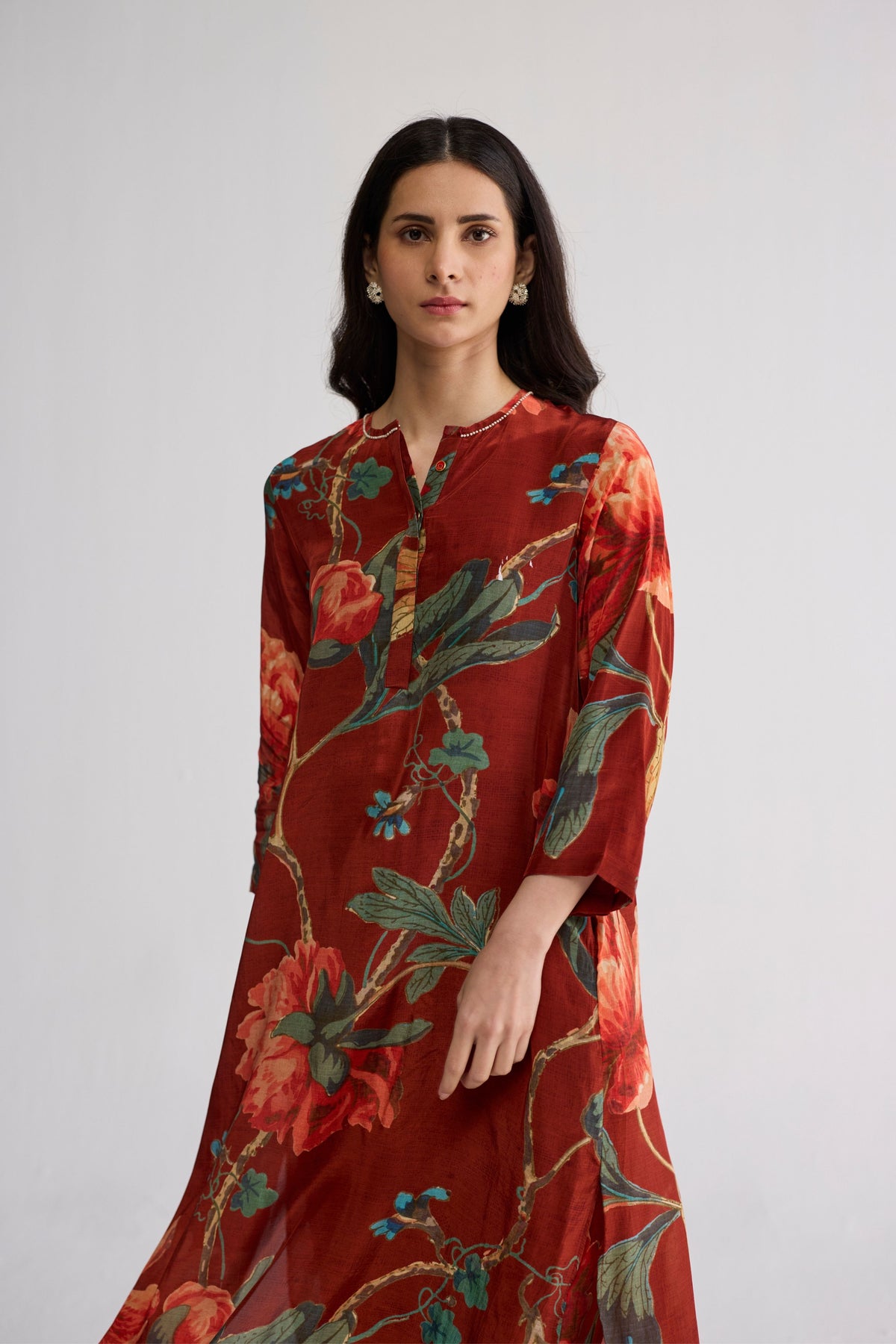 Vine Long Kurta Set