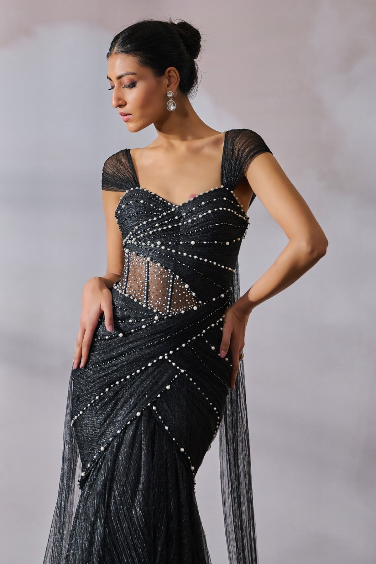 Classic fluted gown