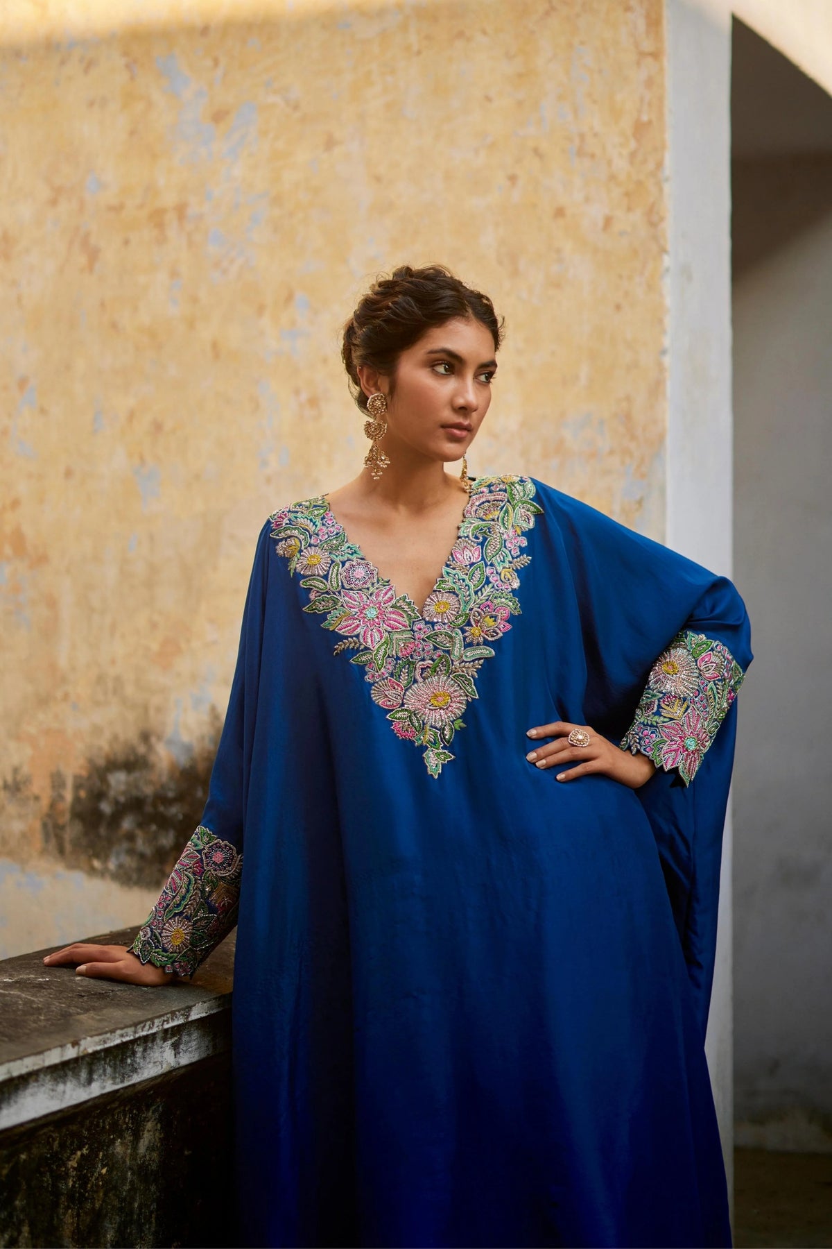 Reva Cuff Kaftan Set