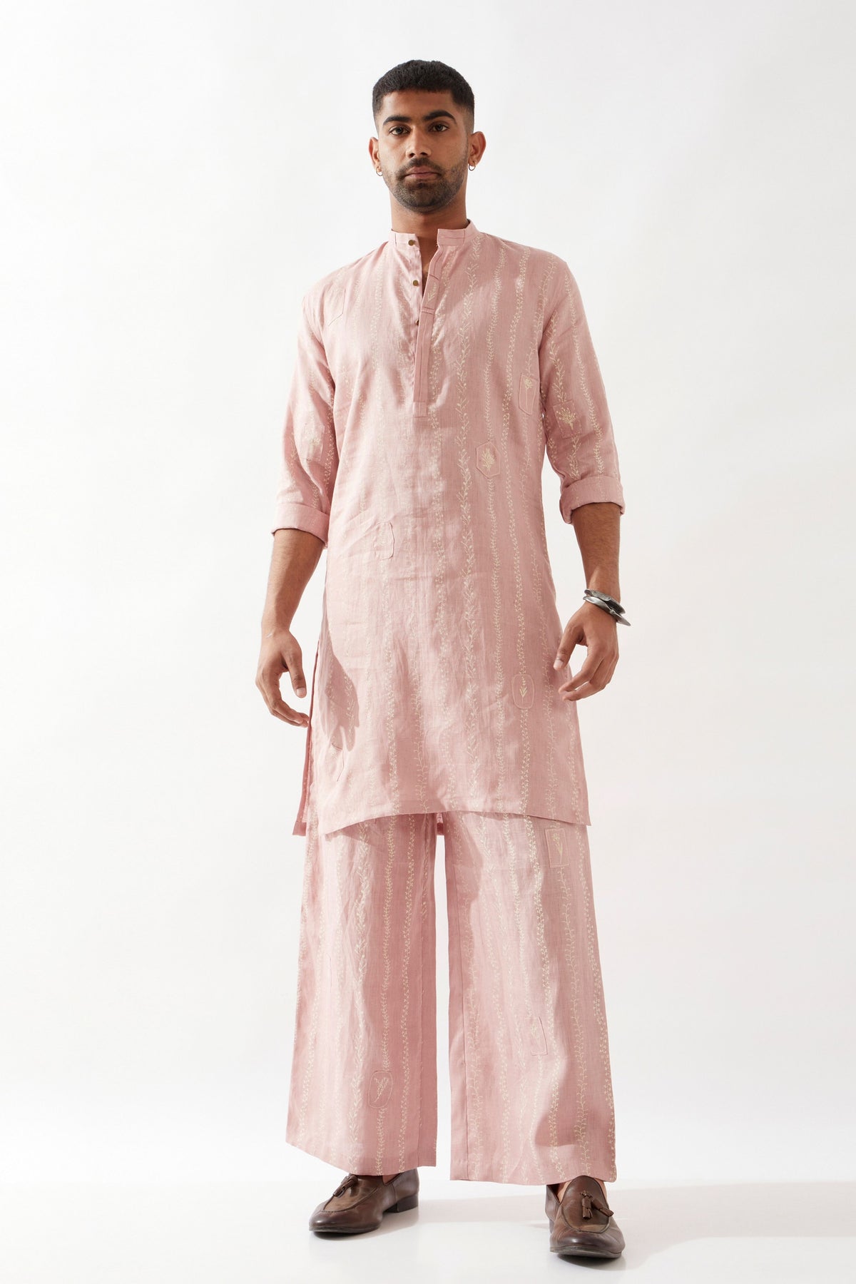 Kevin Vine Pink Kurta Set