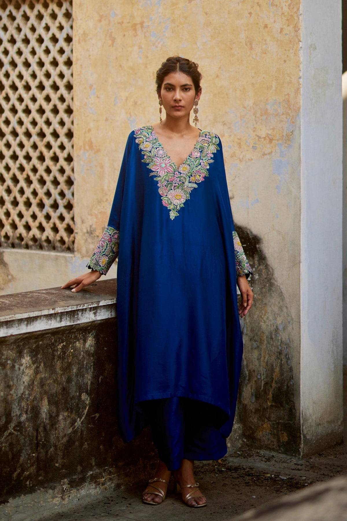 Reva Cuff Kaftan Set
