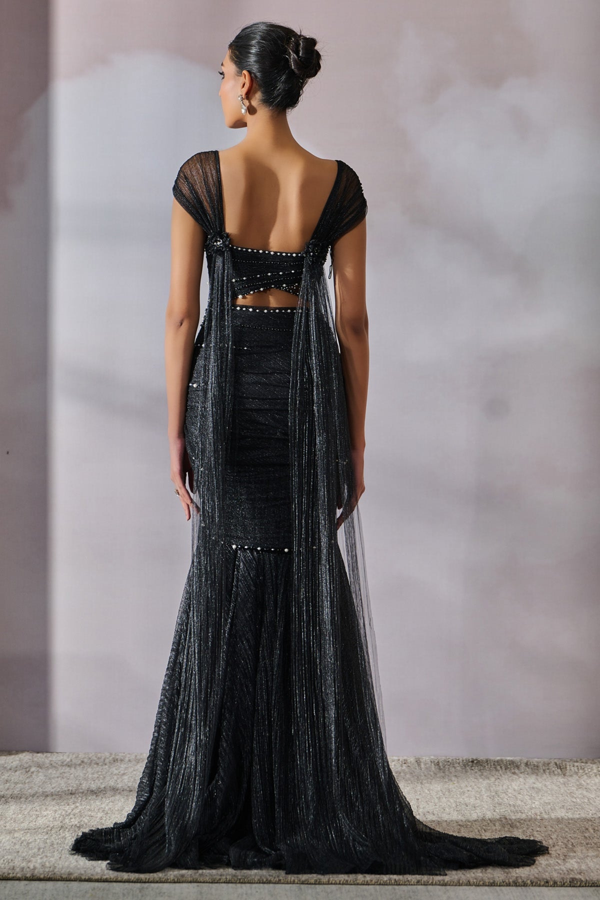 Classic fluted gown