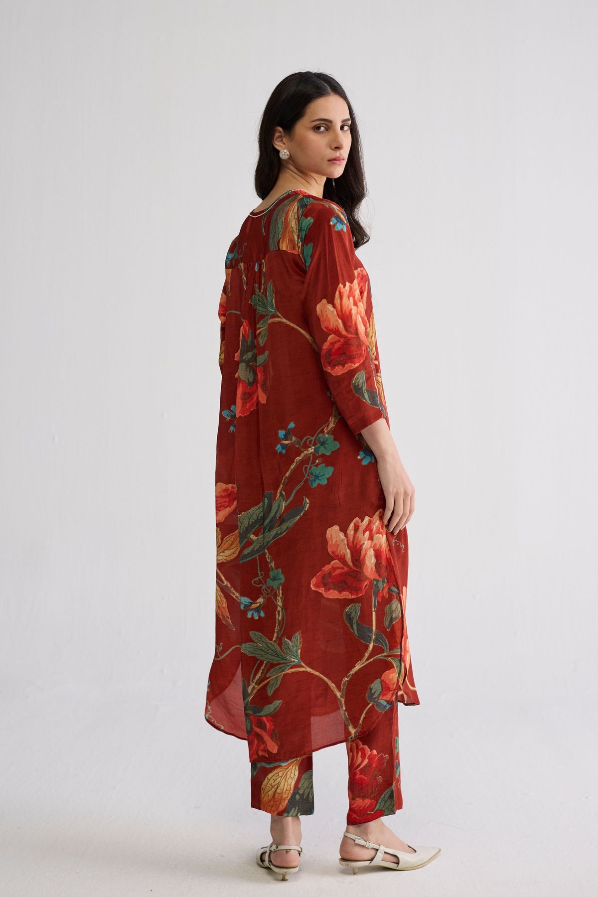 Vine Long Kurta Set