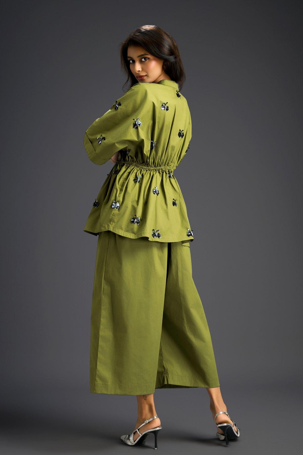 Green Cotton Co-ord Set