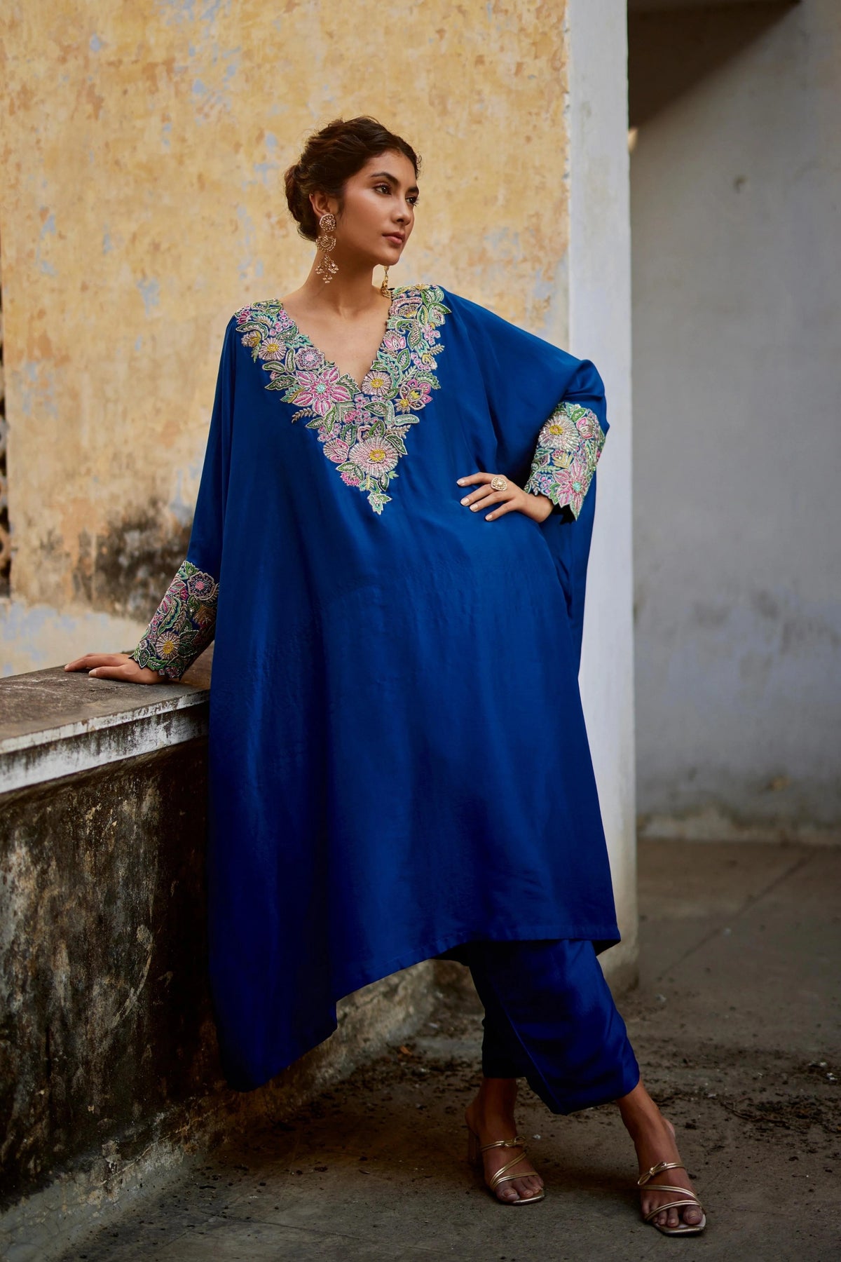 Reva Cuff Kaftan Set