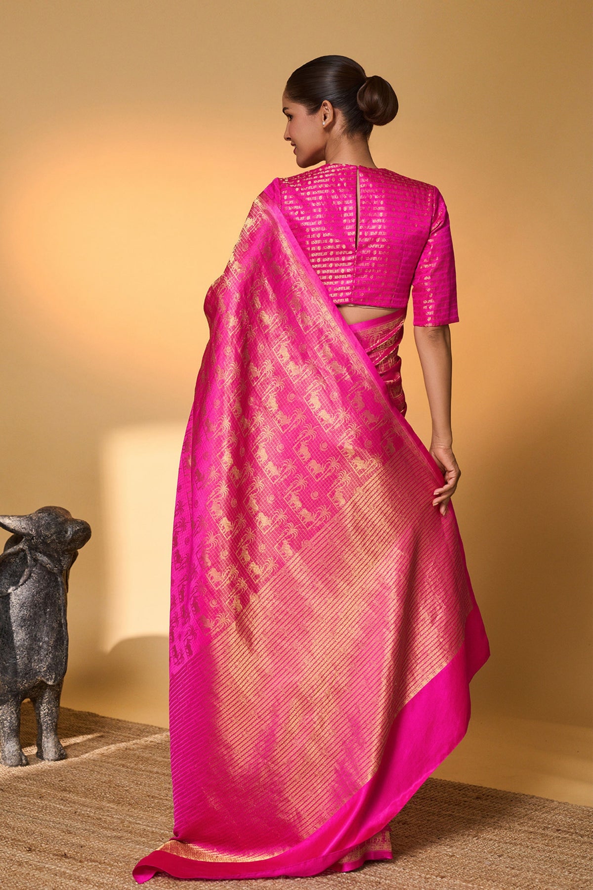 Rani Chaand Chaukor Saree