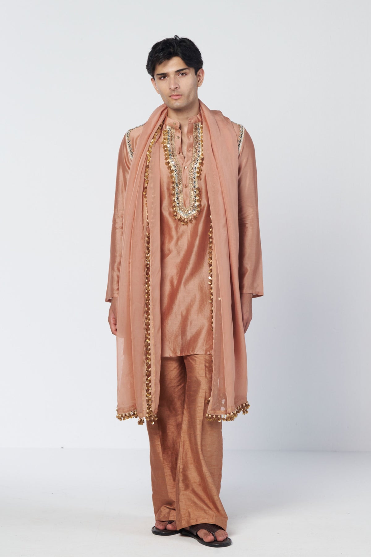 Biscoff Tessel Kurta Set