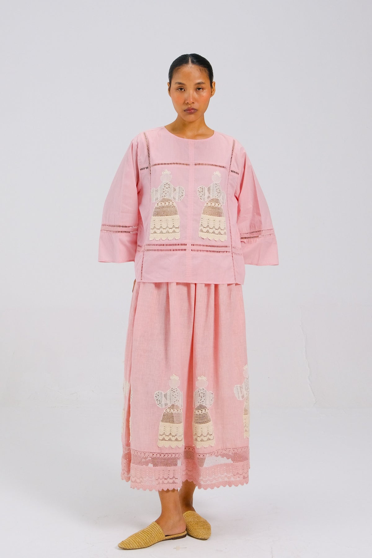 Rose Quad Claire Skirt Set