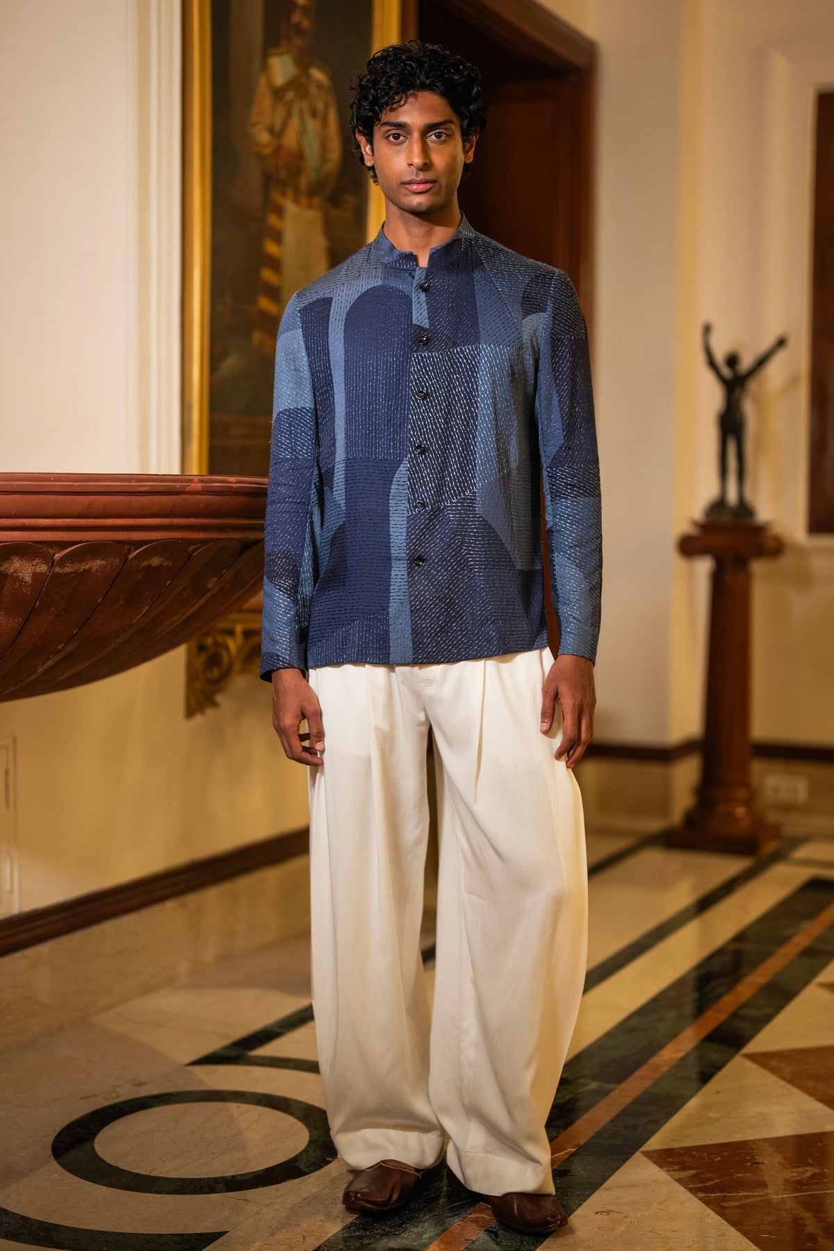 Ivory Wide-Legged Pants