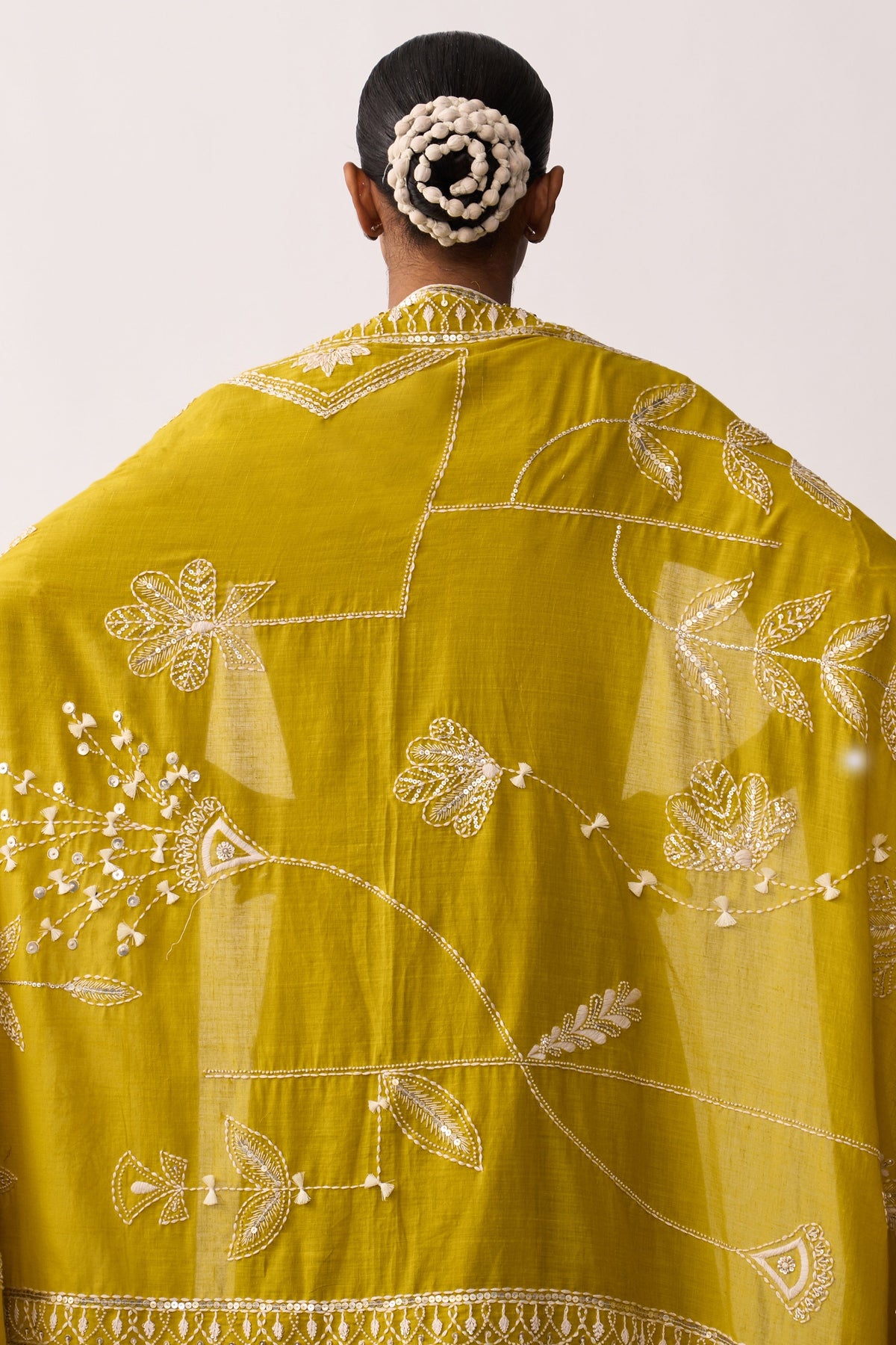 Rani Laxmi Yellow Dupatta