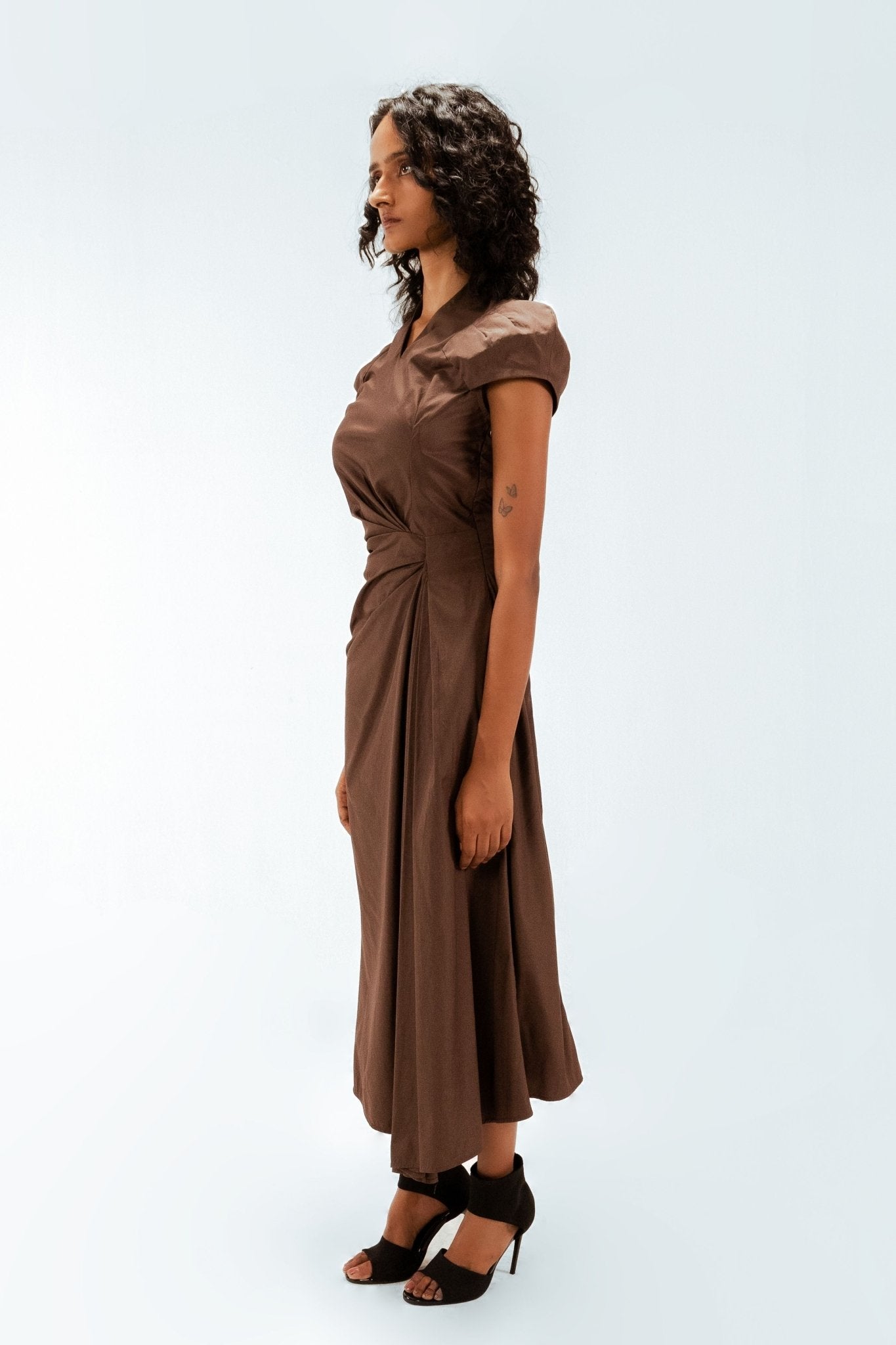 Elfie Draped Dress - Leh Studios - Elahe