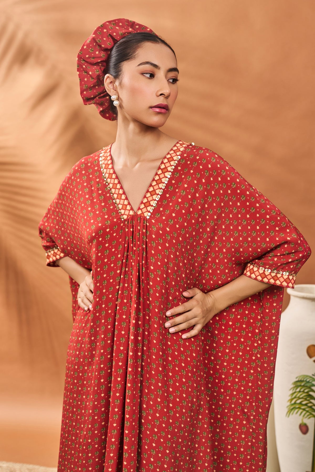 Rust Tree of Hearts Tunic Set