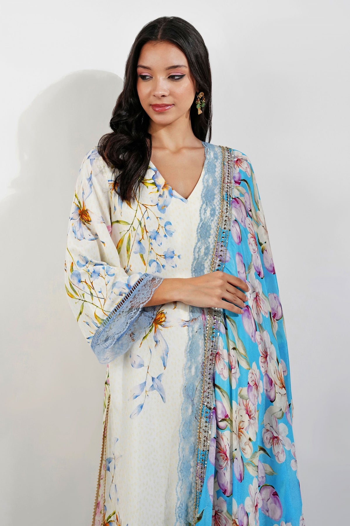 Summer Floral Kurta Set