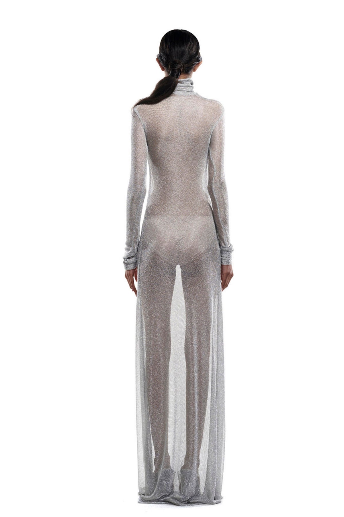 Silver Mesh Dress