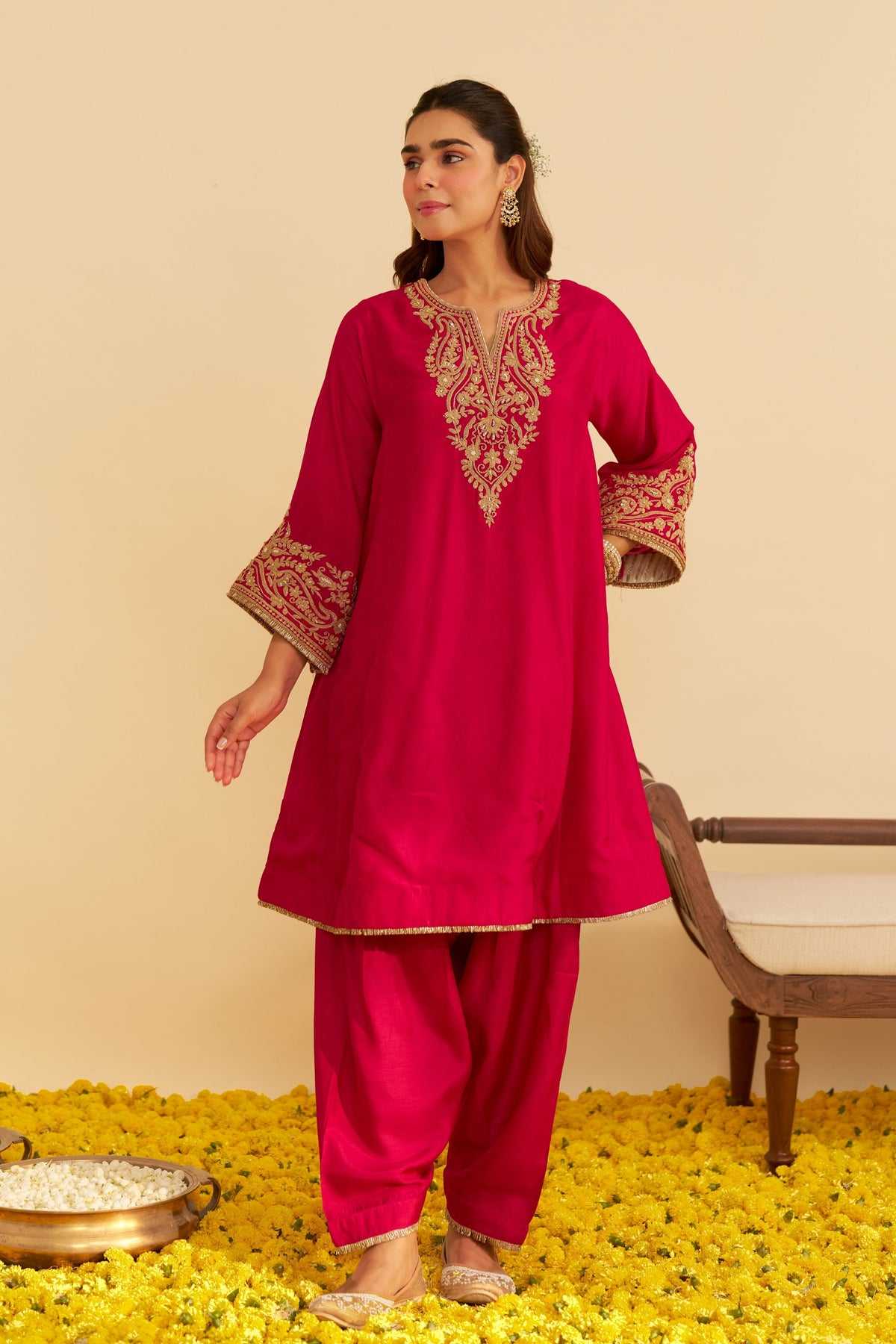 Marwa Pink Salwar Set