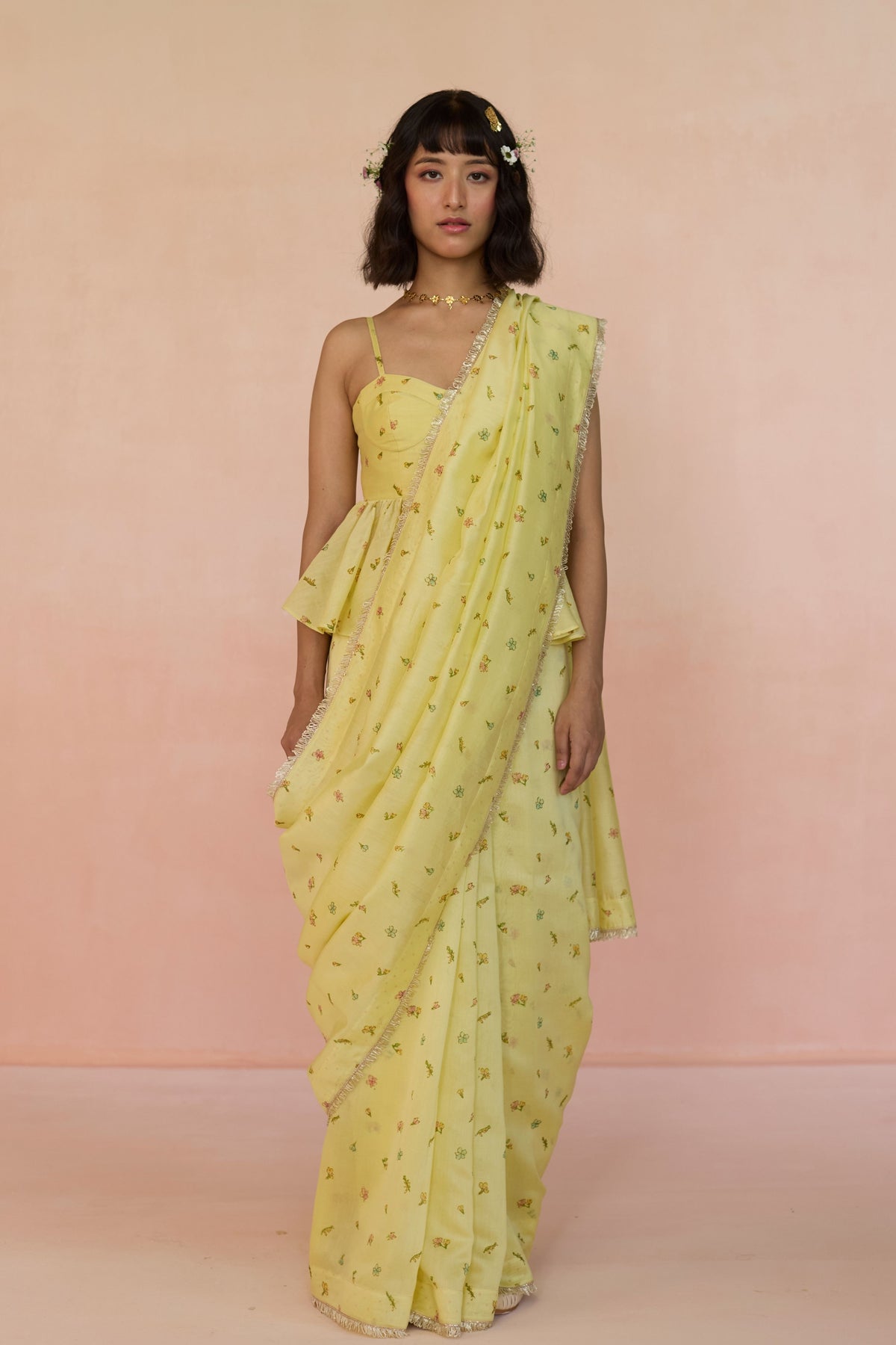 Peela Silk Saree