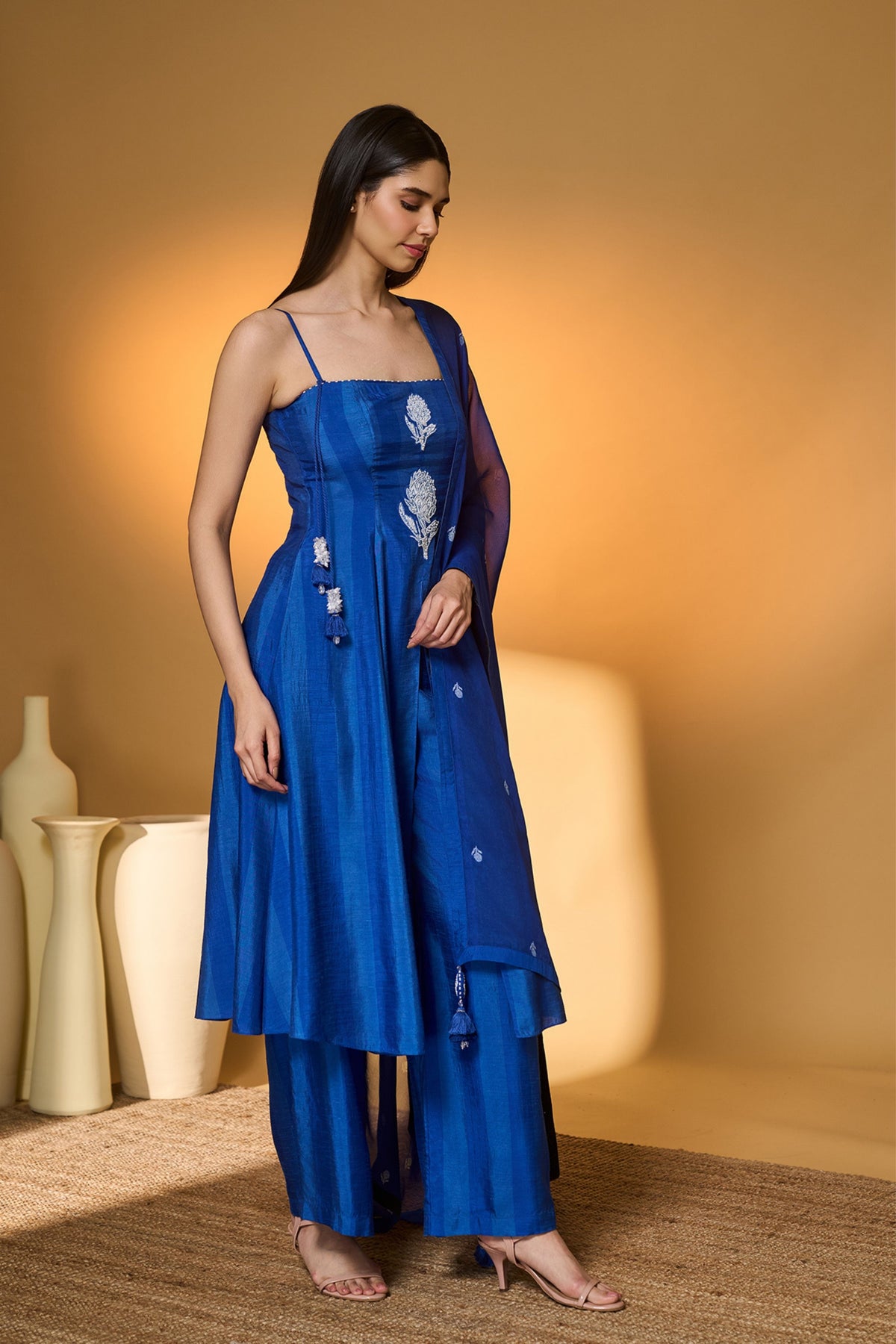 Heart of Eden on Ocean Haze Kurta Set
