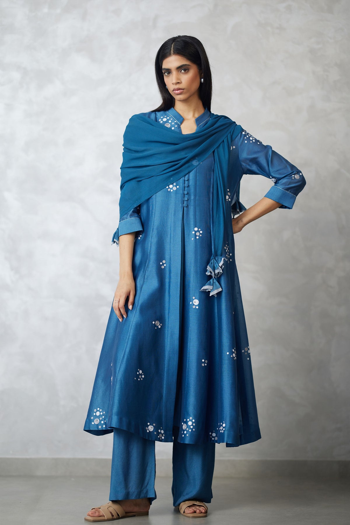 Granite Blue Kurta Set