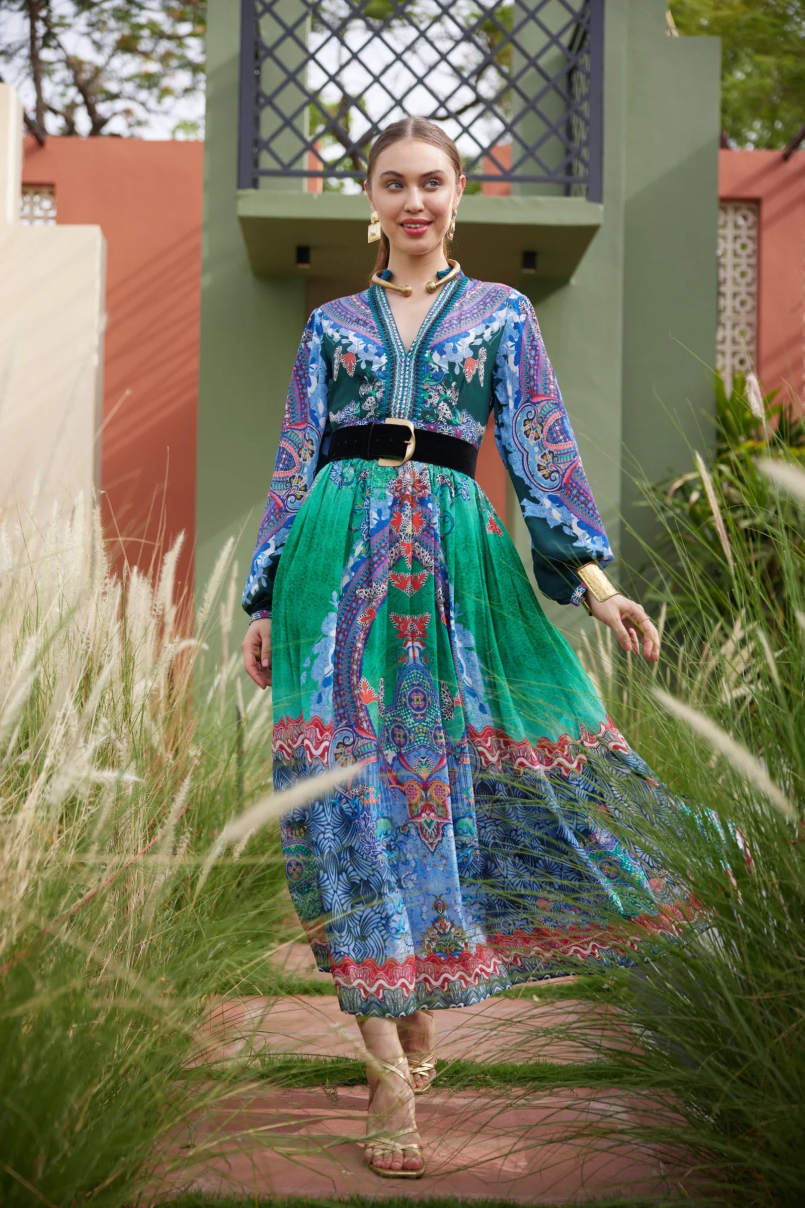 bhanuni by jyoti maxi dress SUNDOWN MAXI DRESS