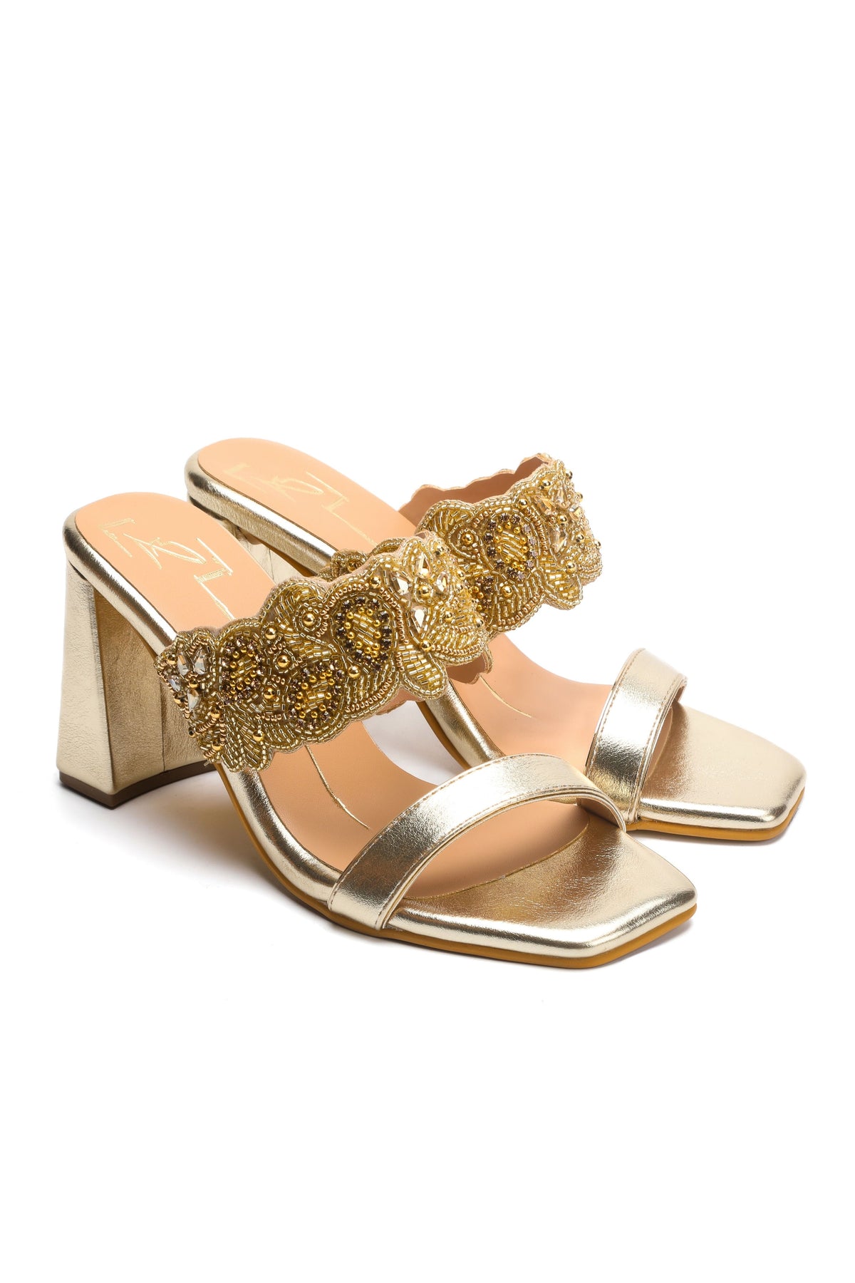 Golden Threads Heels