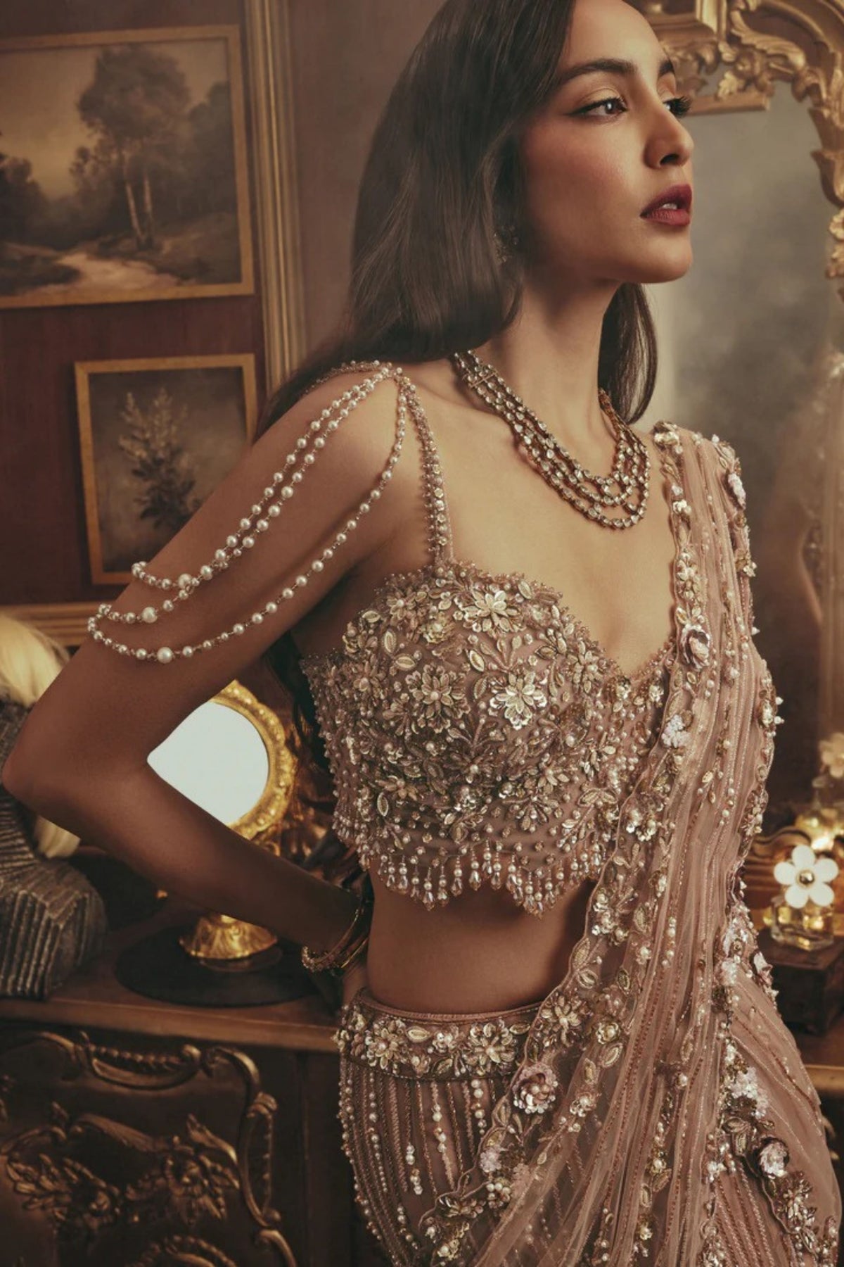 Anne Brown Lehenga Set
