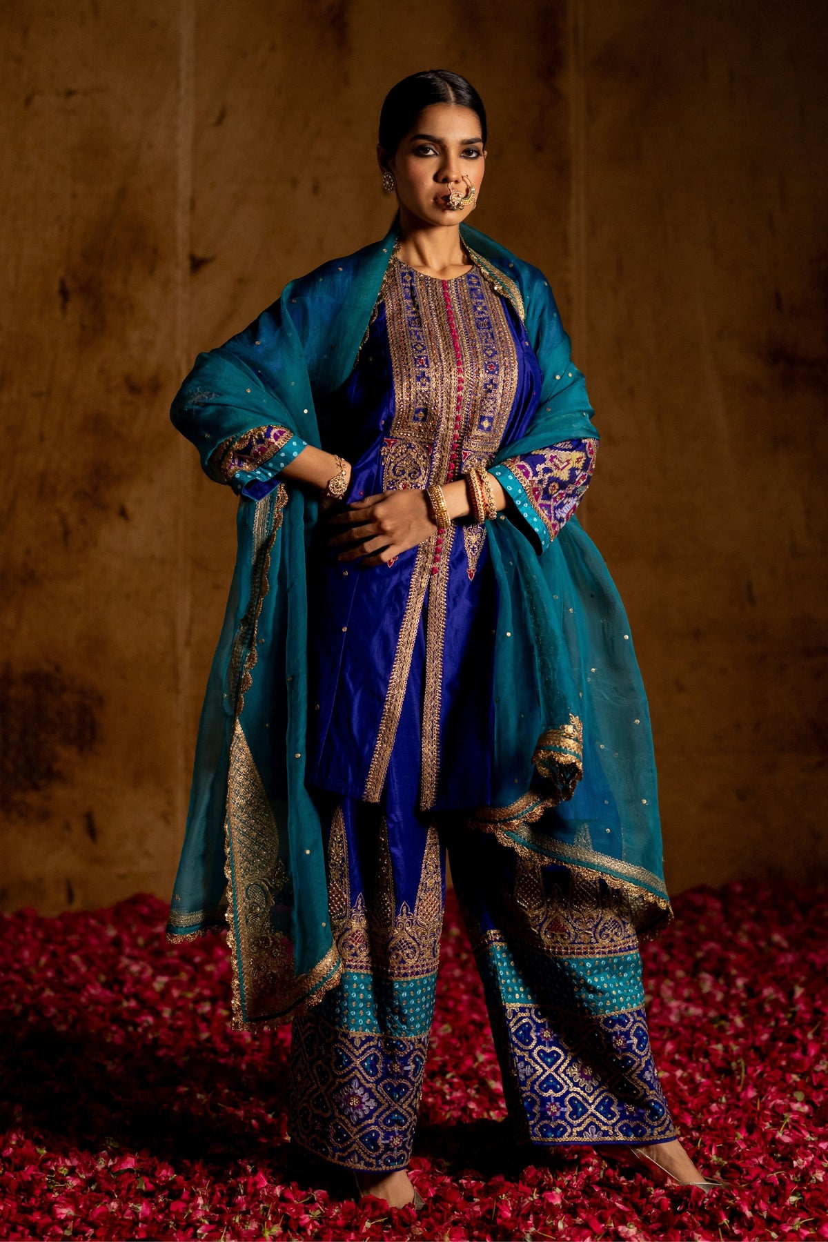 Turquoise Dupatta