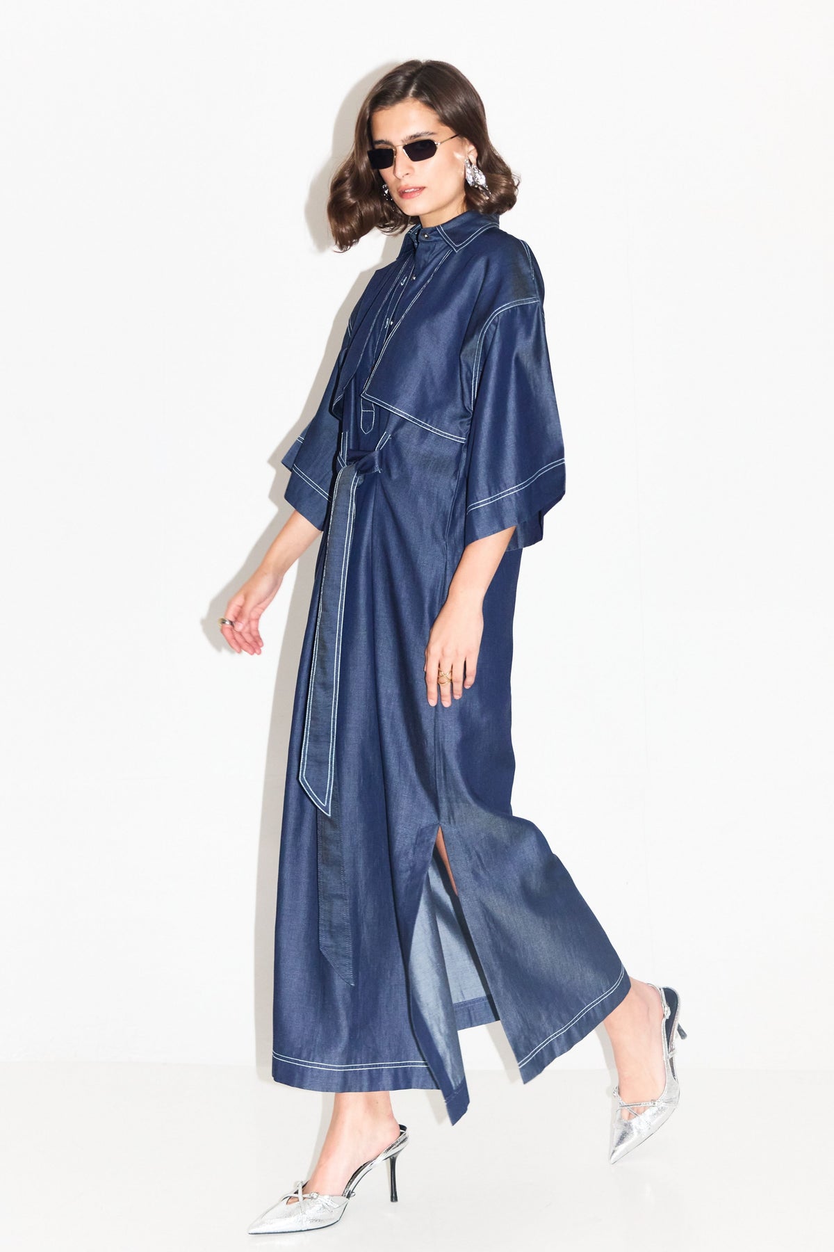 Amora Boxy Trench Dress