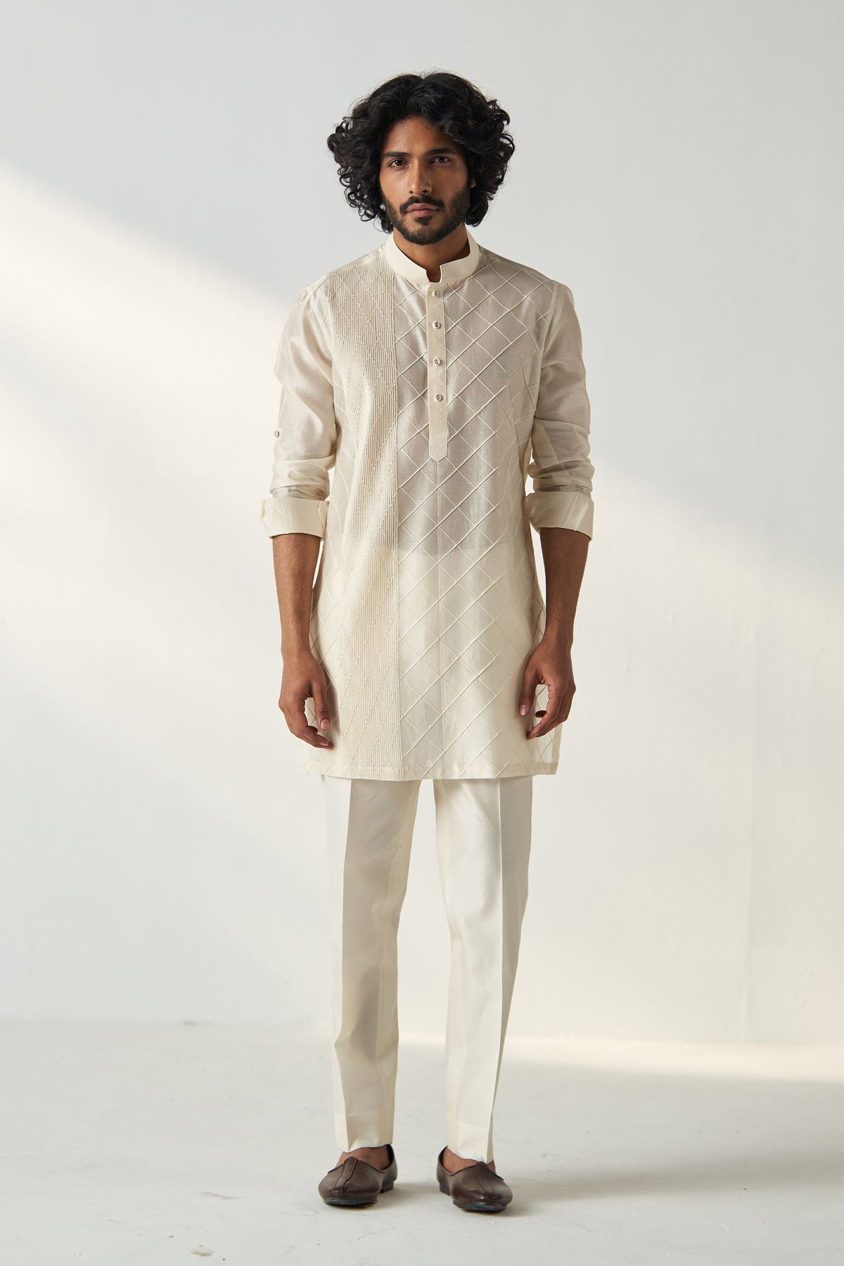 Ivory Kabir Kurta Set