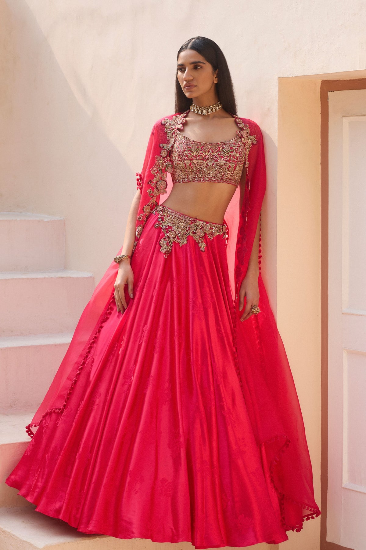 Elysian Rose Lehenga Set