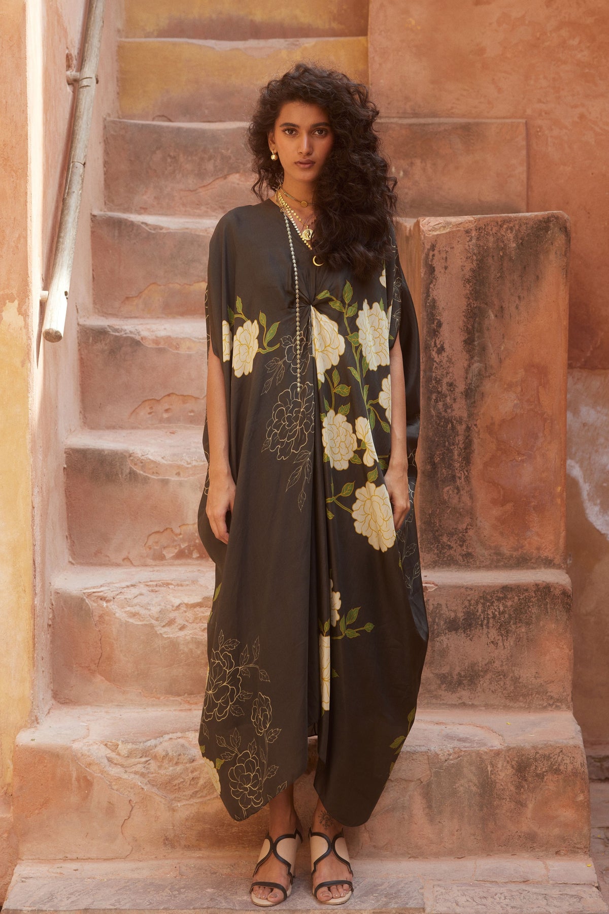 Fully Printed Kaftan Set