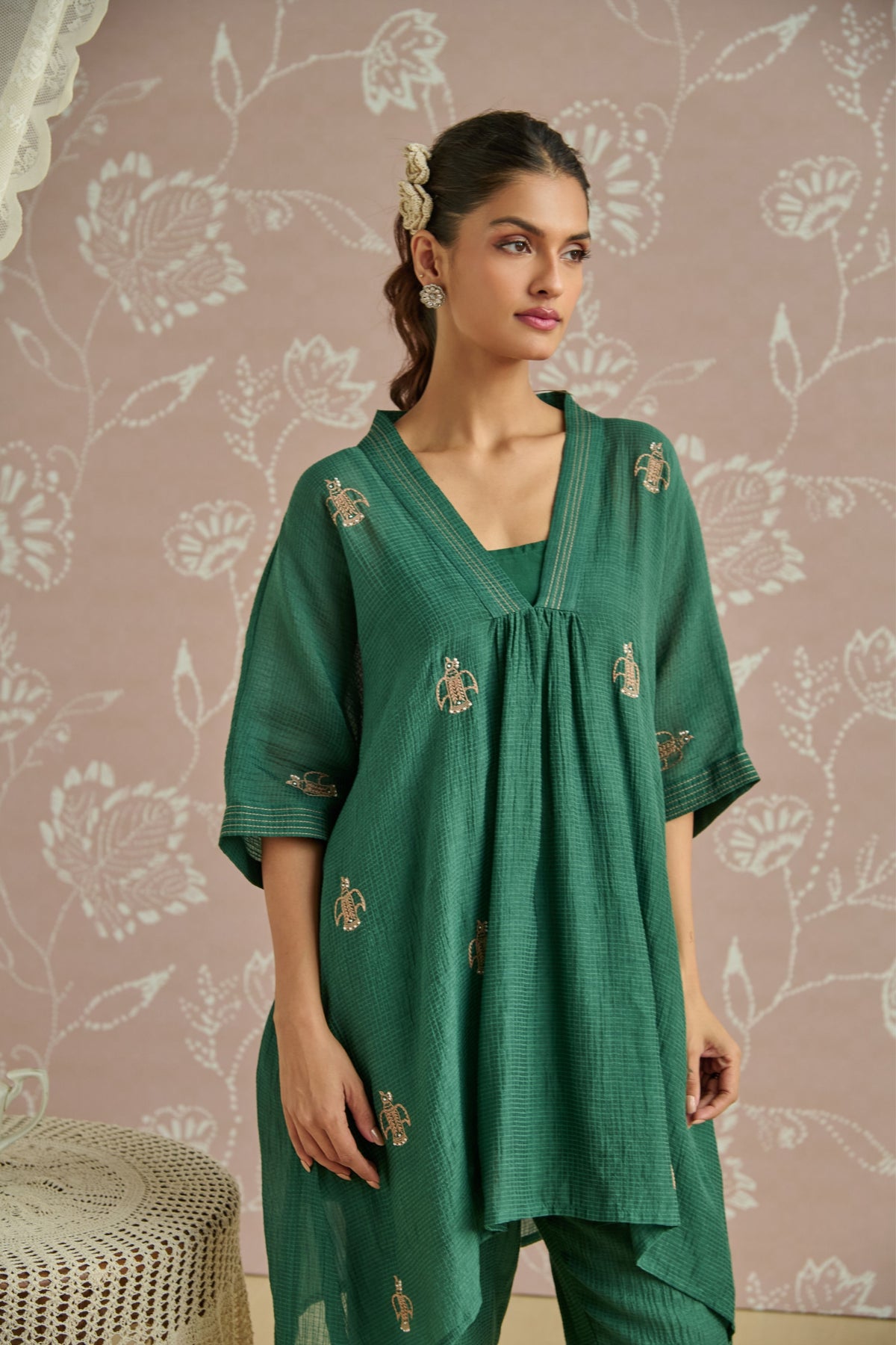 Teal Aya Co-ord Set