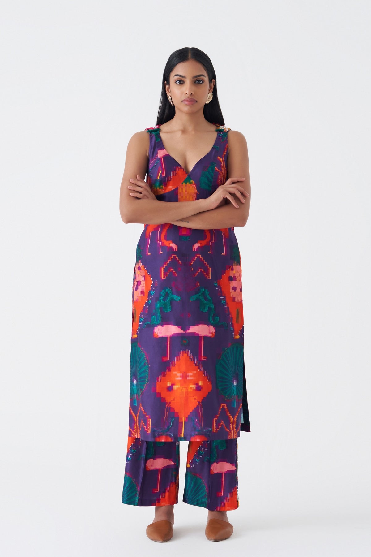 Oaxaca Morado Kurta Pant Set