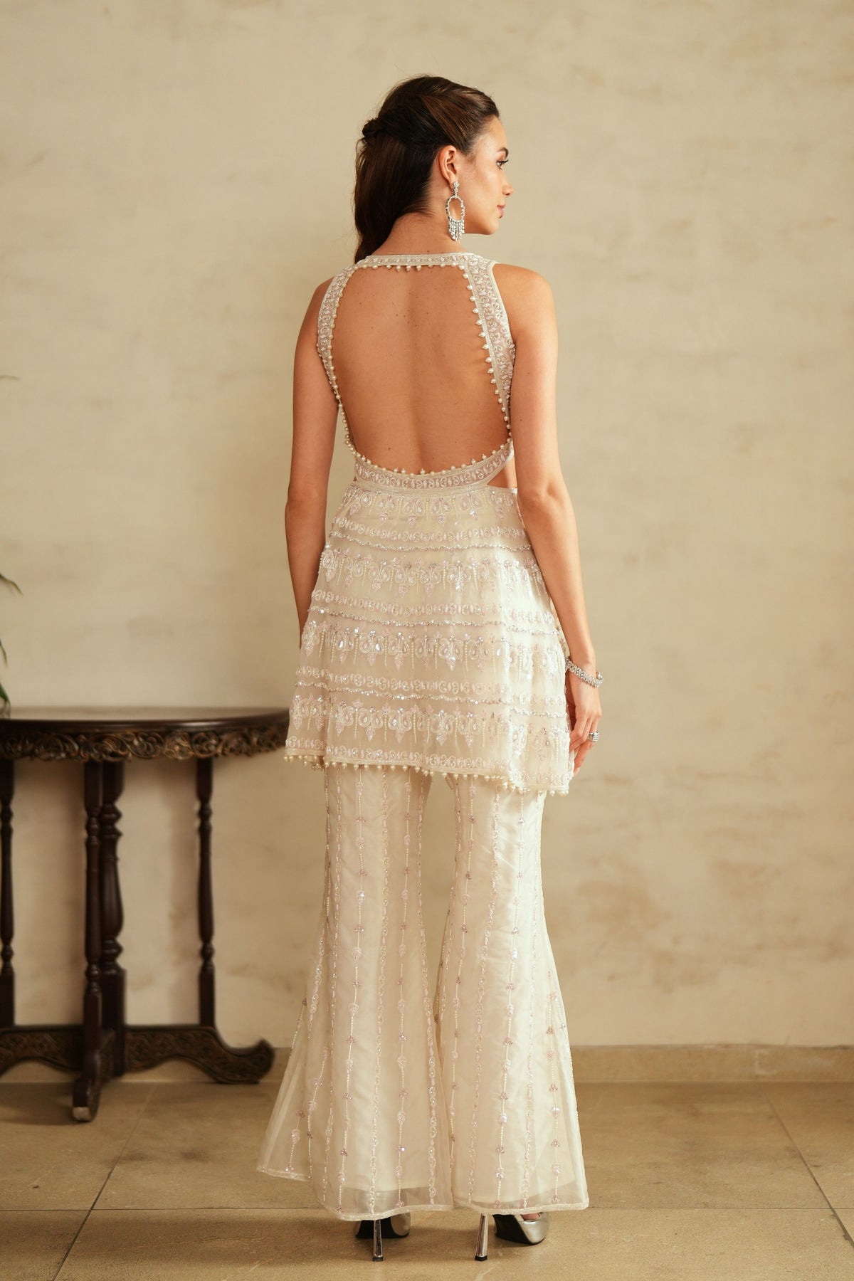 Ivory Bell Bottom Set