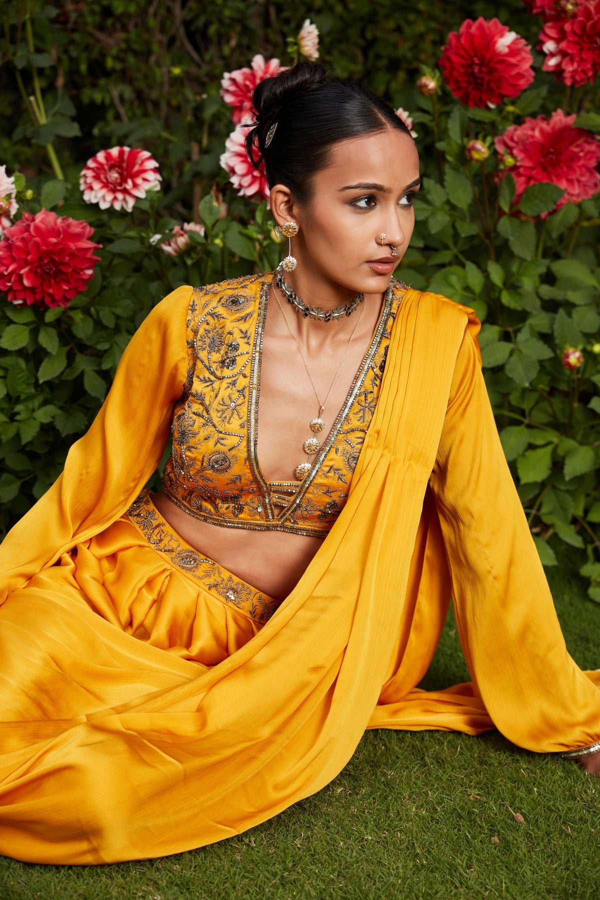 Anisa Drape Saree set