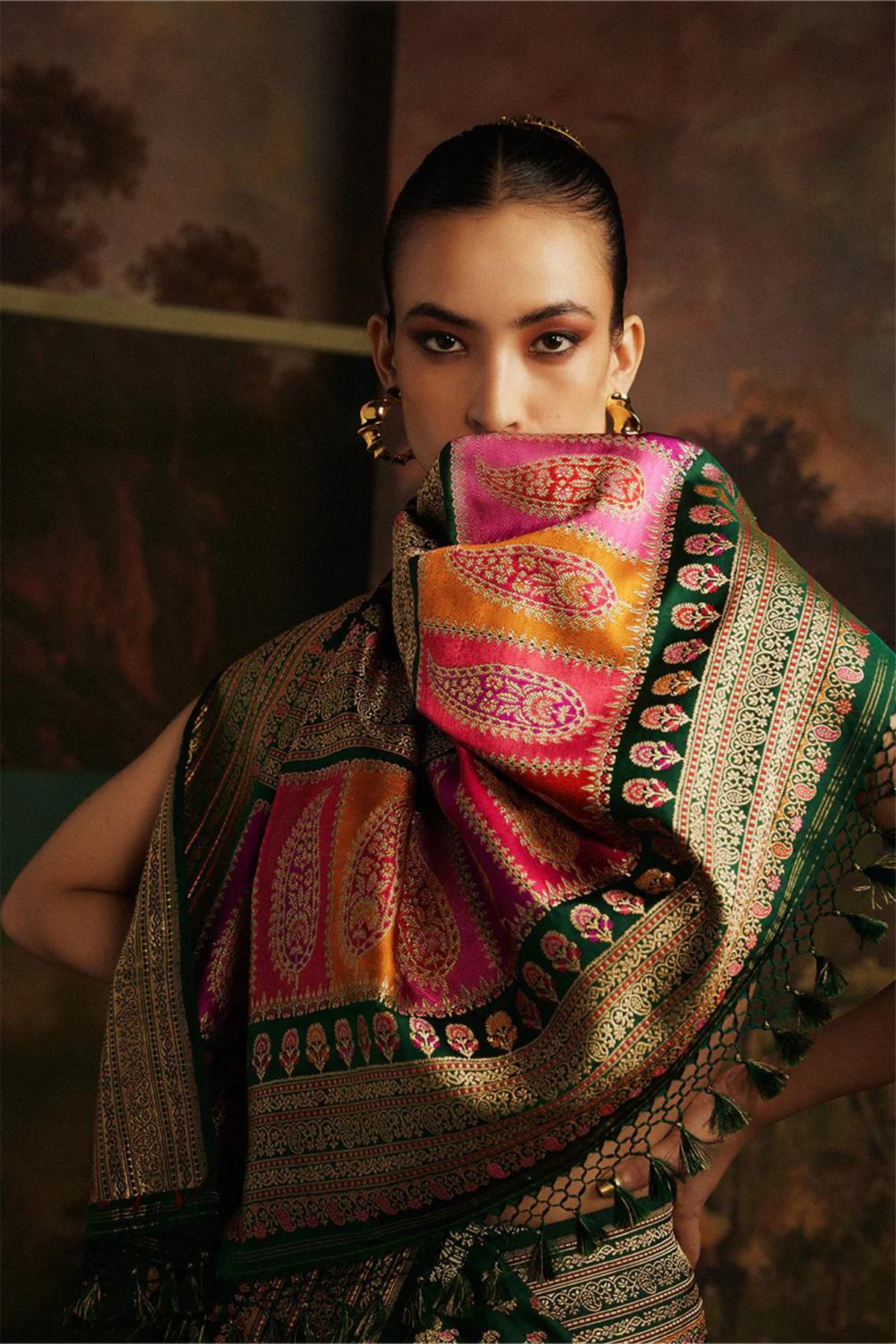 Handwoven Green Silk Saree