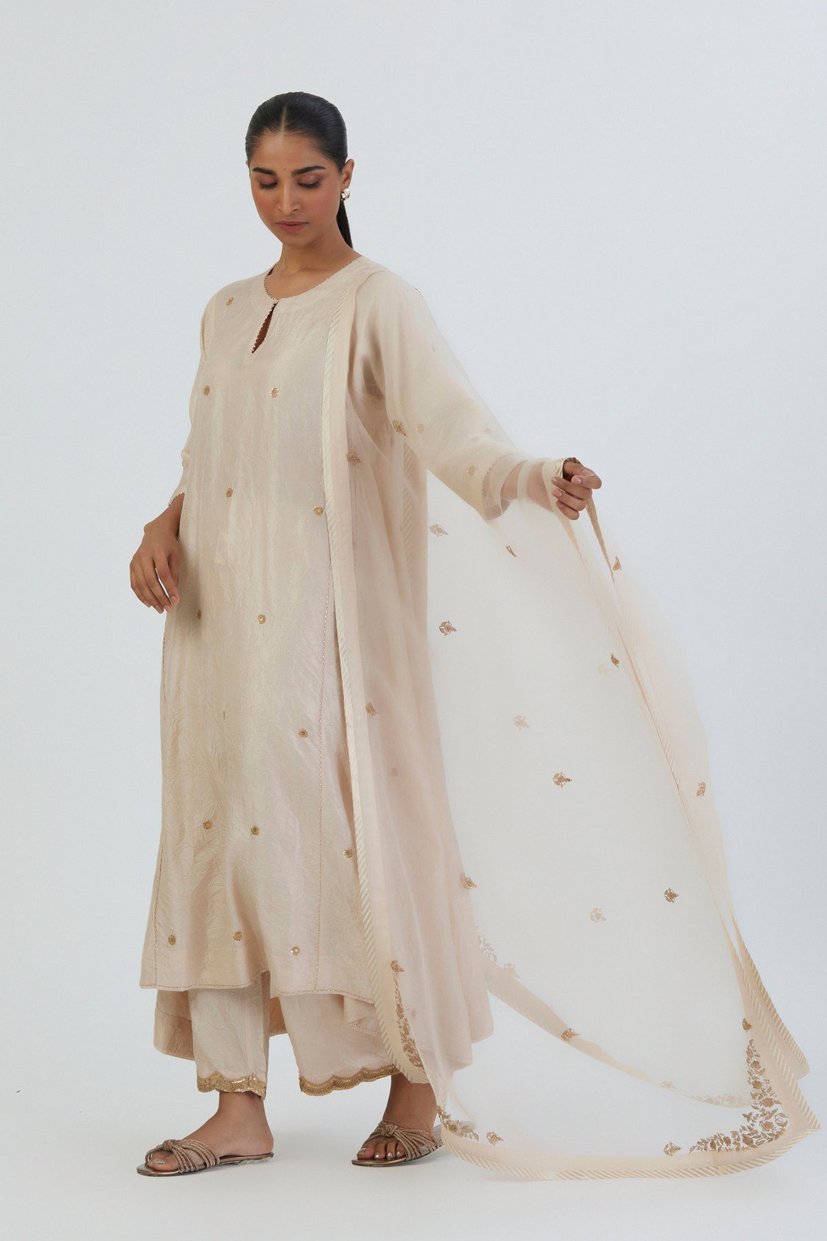 Ivory Geet Dupatta