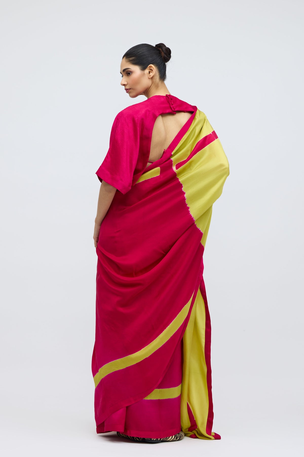 Aks Hand Dyed Silk Saree