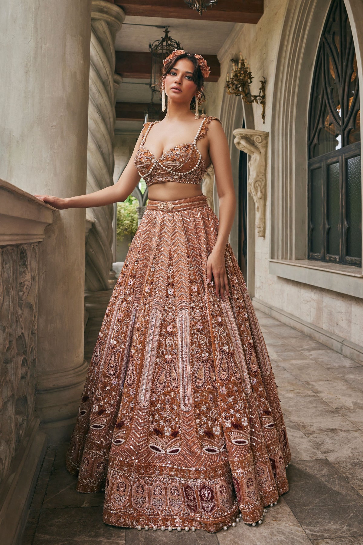 Golden Hour Lehenga Set