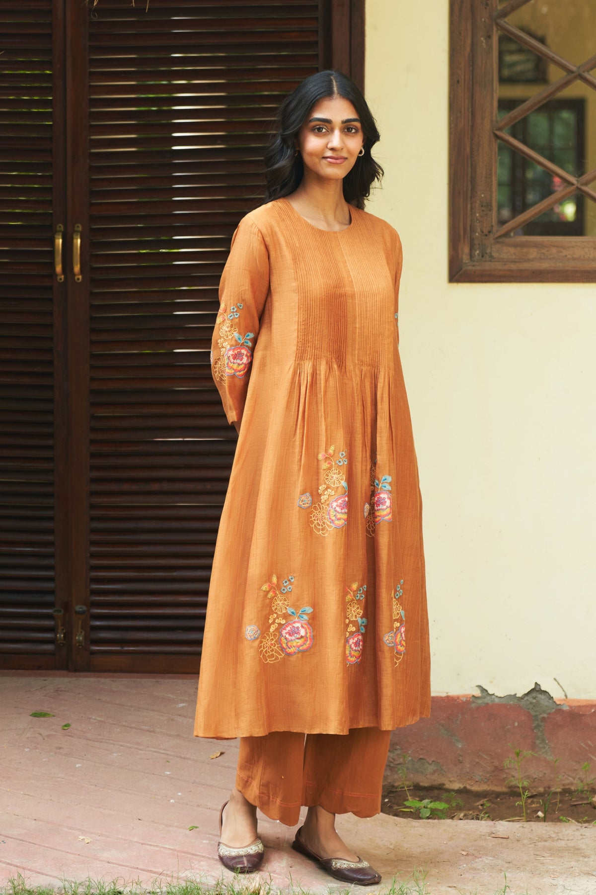 Marigold Floral Kurta