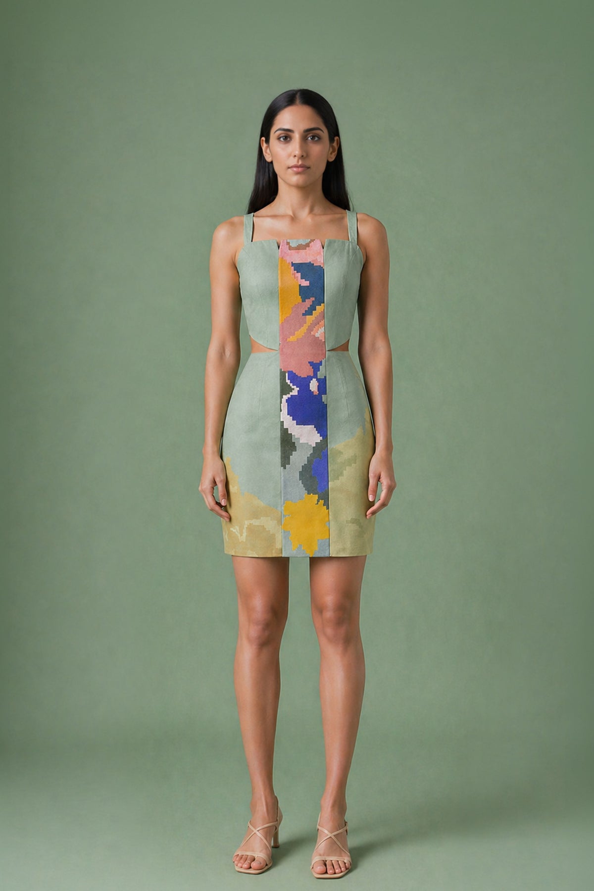 Ikat Frame Dress