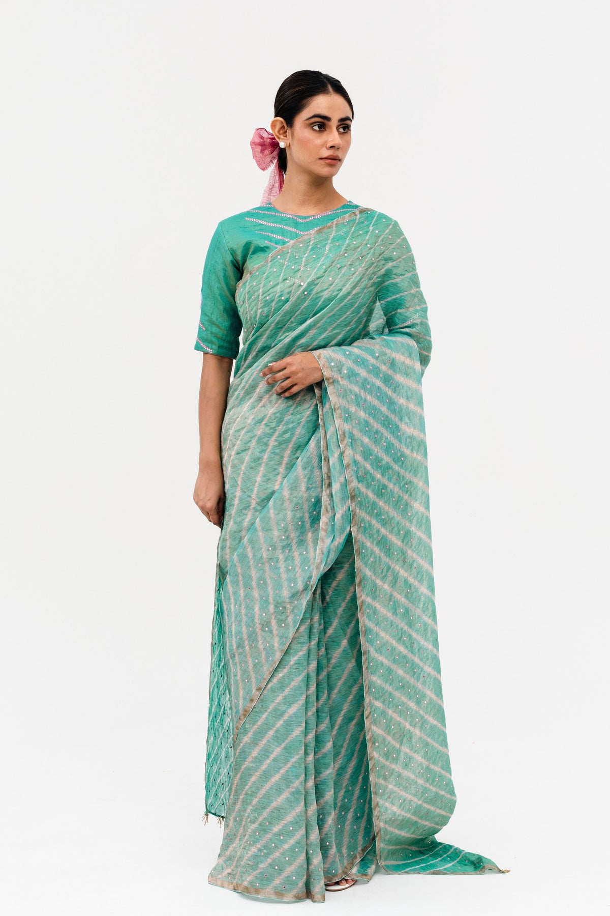 Blue Luni Saree
