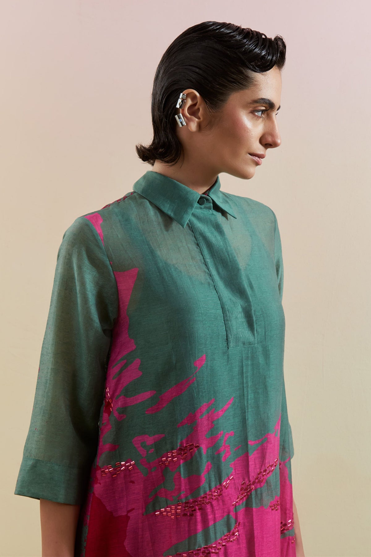 Gliss Slub Cotton Kurta Set